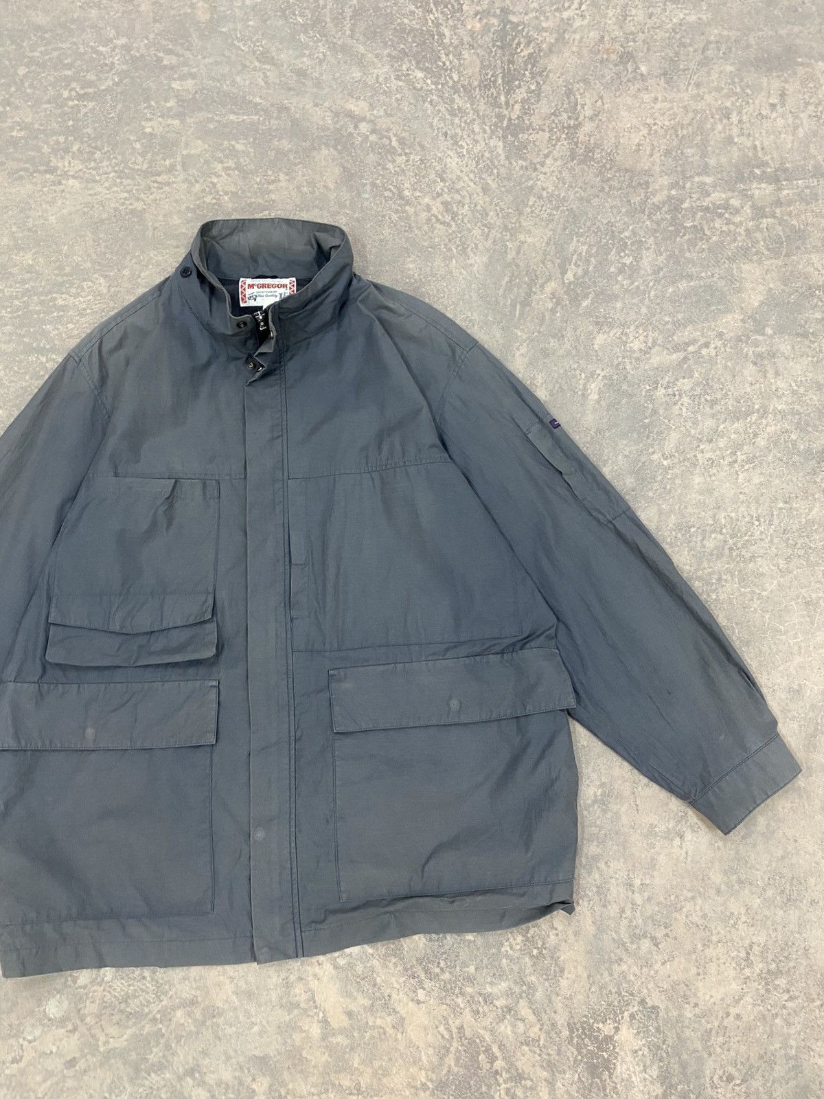 McGregor VINTAGE 11 POCKET TACTICAL ZIPPER CARGO JACKET MILITARY Size US XXL / EU 58 / 5 - 3 Thumbnail