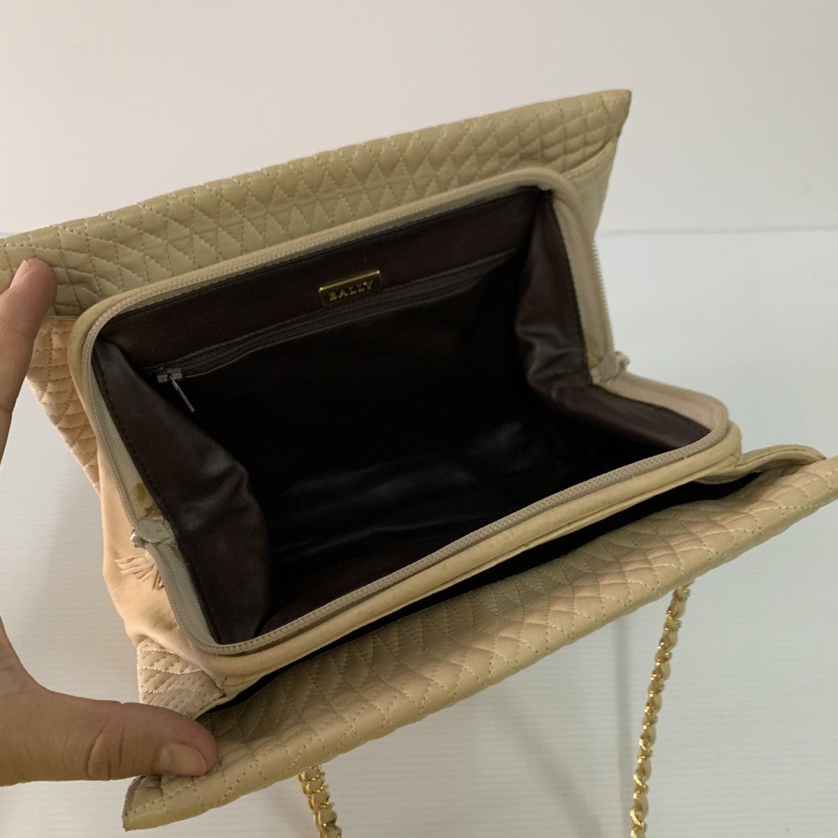 Bally Bally Leather Chain Shoulder Bag Size ONE SIZE - 11 Thumbnail