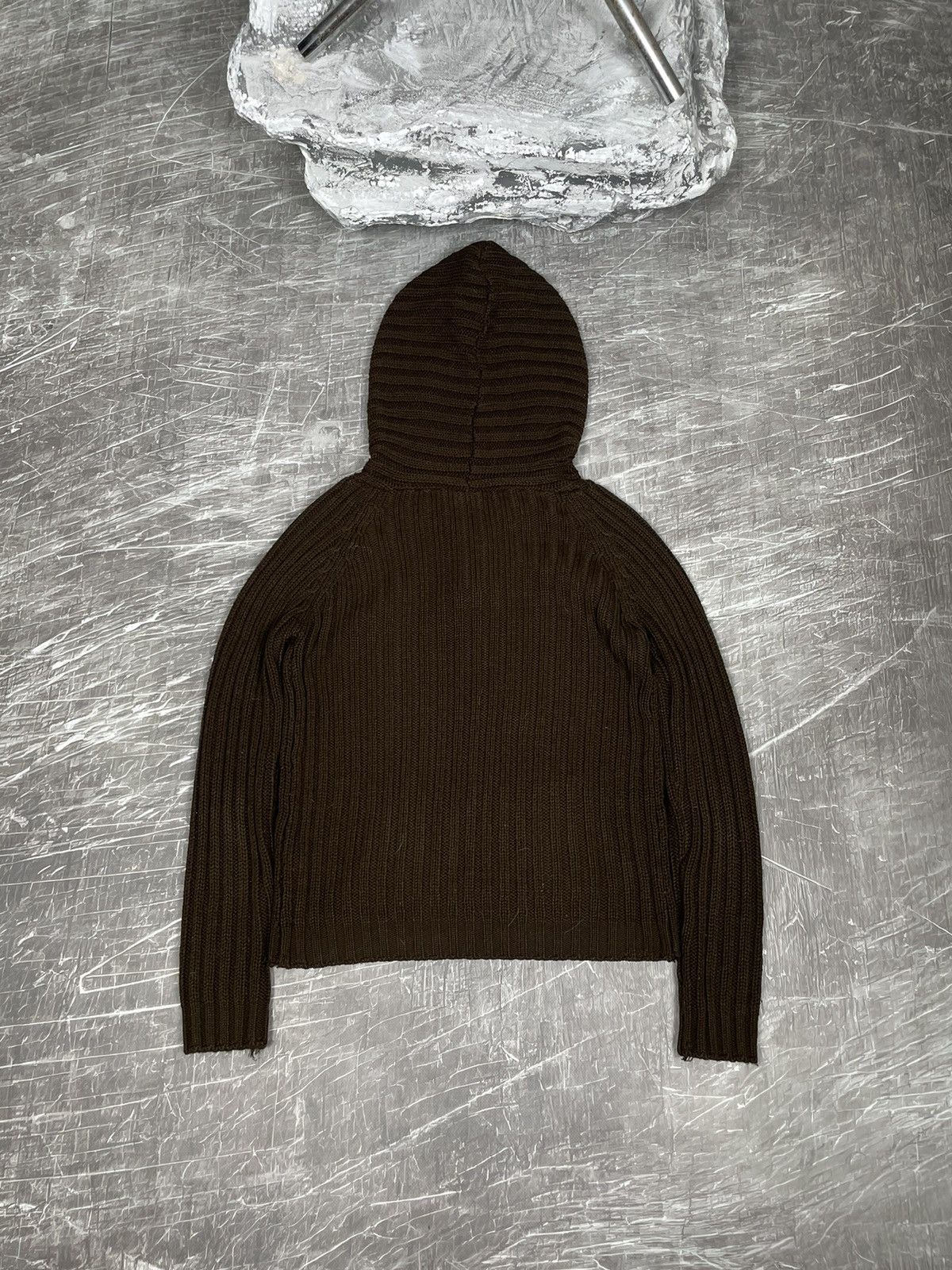 Hysteric Glamour × Japanese Brand × Le Grande Bleu (L.G.B.) Knit Y2K Buttons Hoodie LGB Junya Watanabe Style Size US XS / EU 42 / 0 - 3 Thumbnail