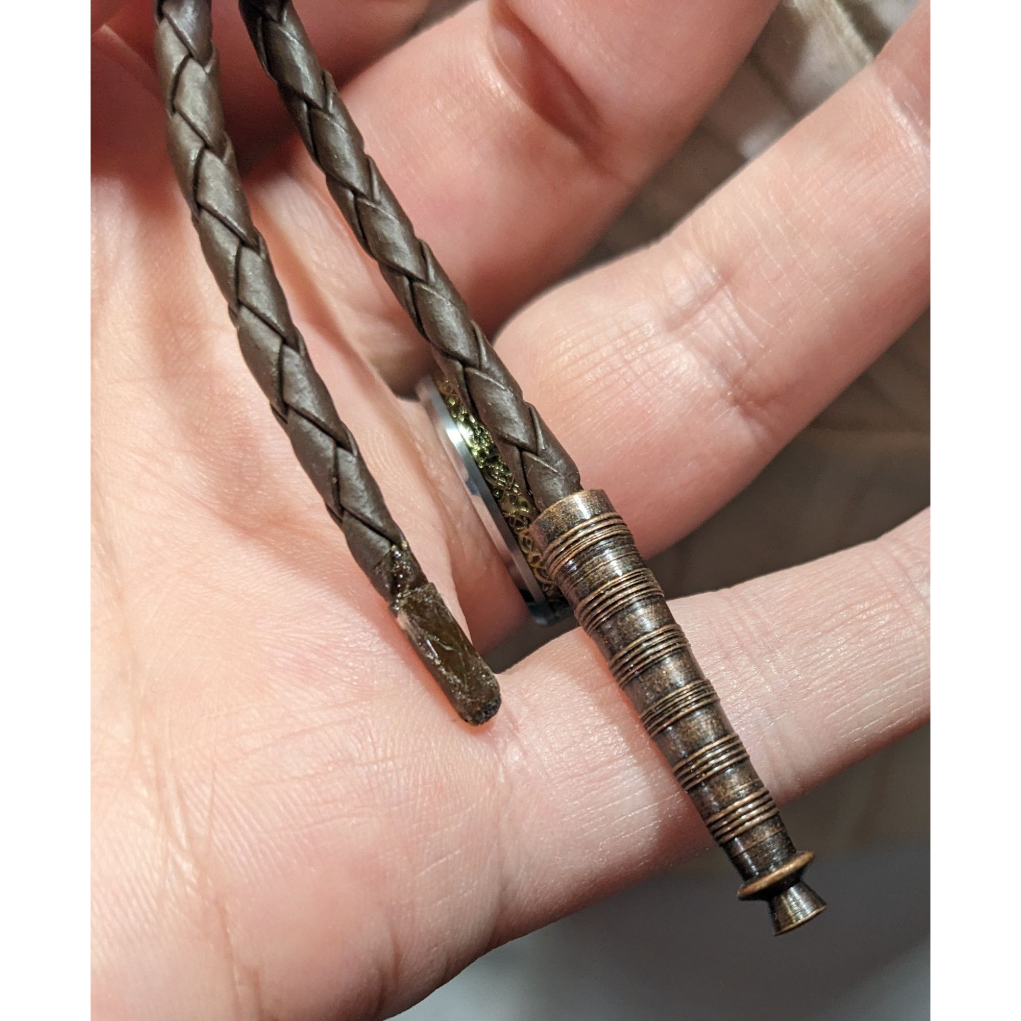 Other Vintage Copper Bird Bolo Tie With Turquoise Cabochon Size ONE SIZE - 4 Thumbnail