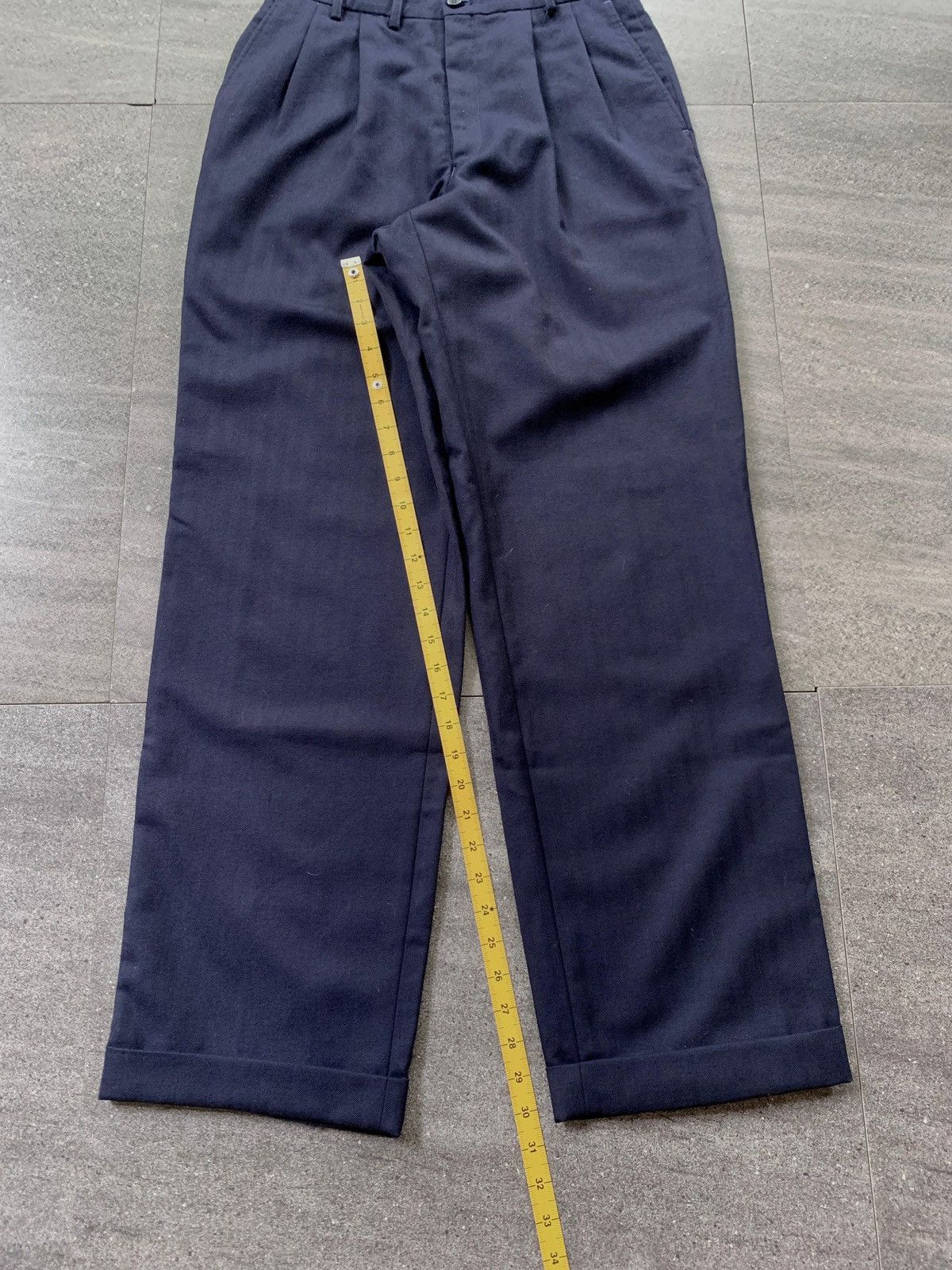 Yohji Yamamoto FREE TAX! Y's for Men Wideleg Cuffed Trousers Size US 29 - 15 Thumbnail