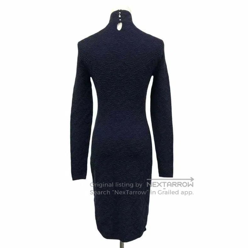 Fendi Fendi FF Embossed Full Print Dress Size XXS / US 00 / IT 34 - 2 Thumbnail