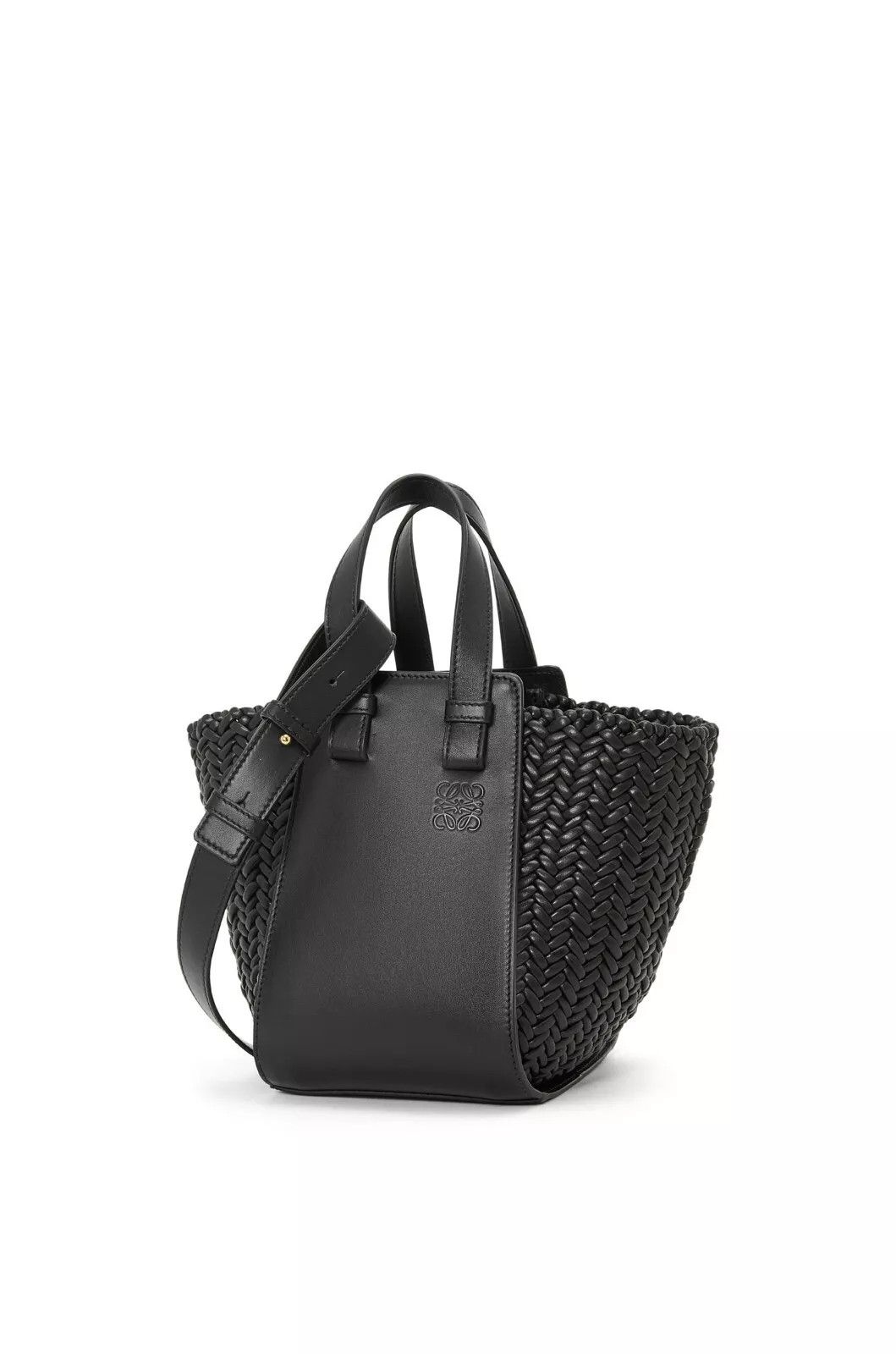 Loewe LOEWE Hammock Compact Black Leather Bag New Authentic Size ONE SIZE - 2 Thumbnail