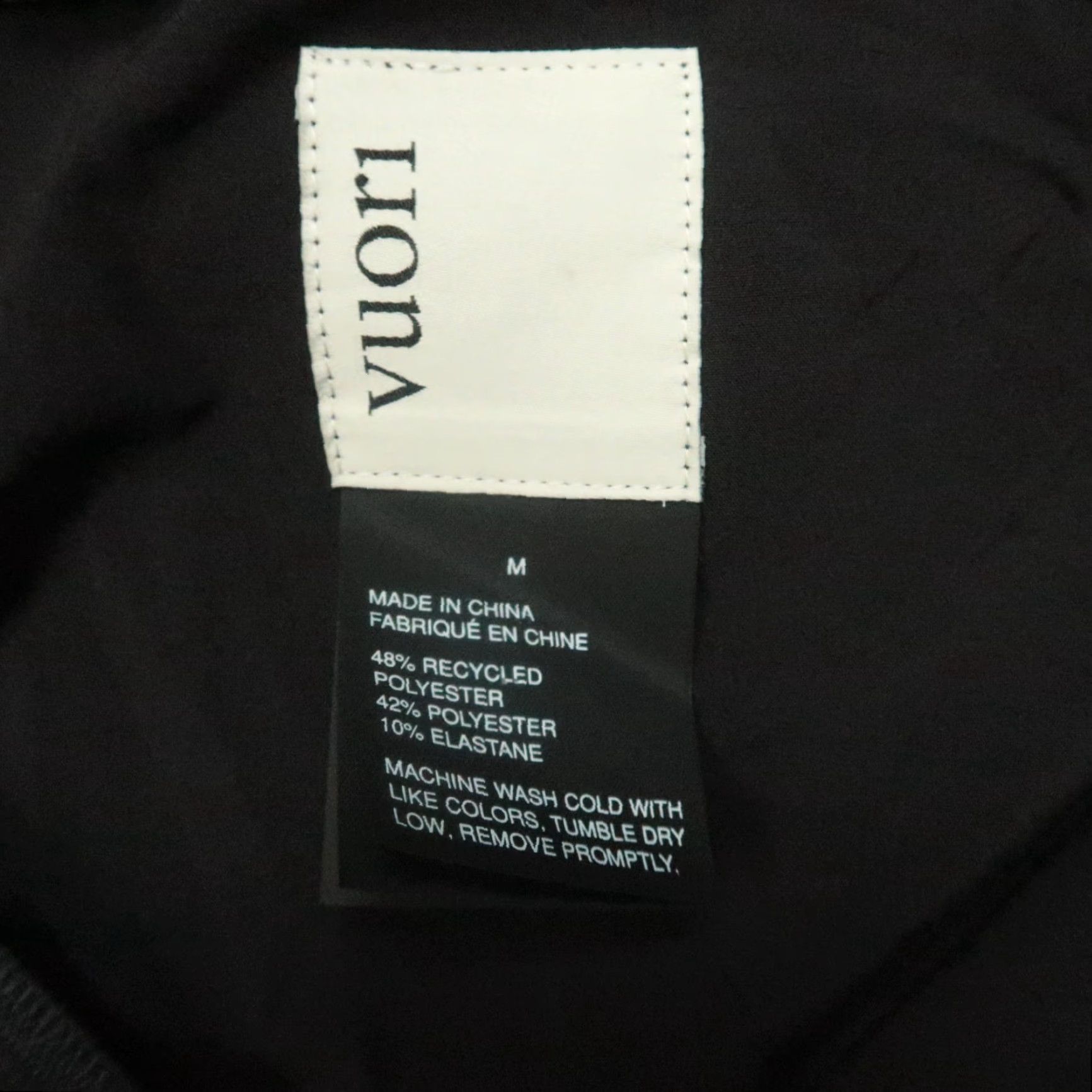 Vuori Vuori Jacket Mens Medium Black Outdoor Trainer Shell Full Zip Hooded NWT Size US M / EU 48-50 / 2 - 3 Thumbnail