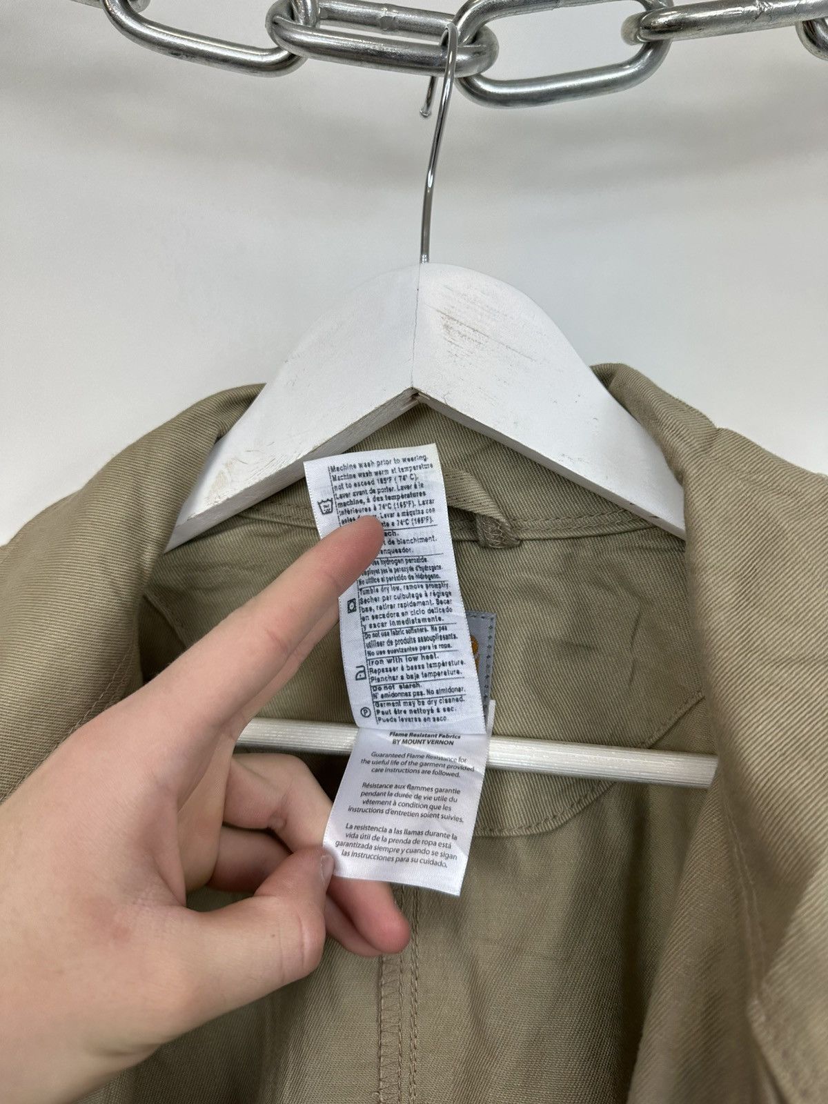 Carhartt Vintage Carhartt Flame Resistant Utility Work Detroit Jacket Size US XL / EU 56 / 4 - 17 Thumbnail
