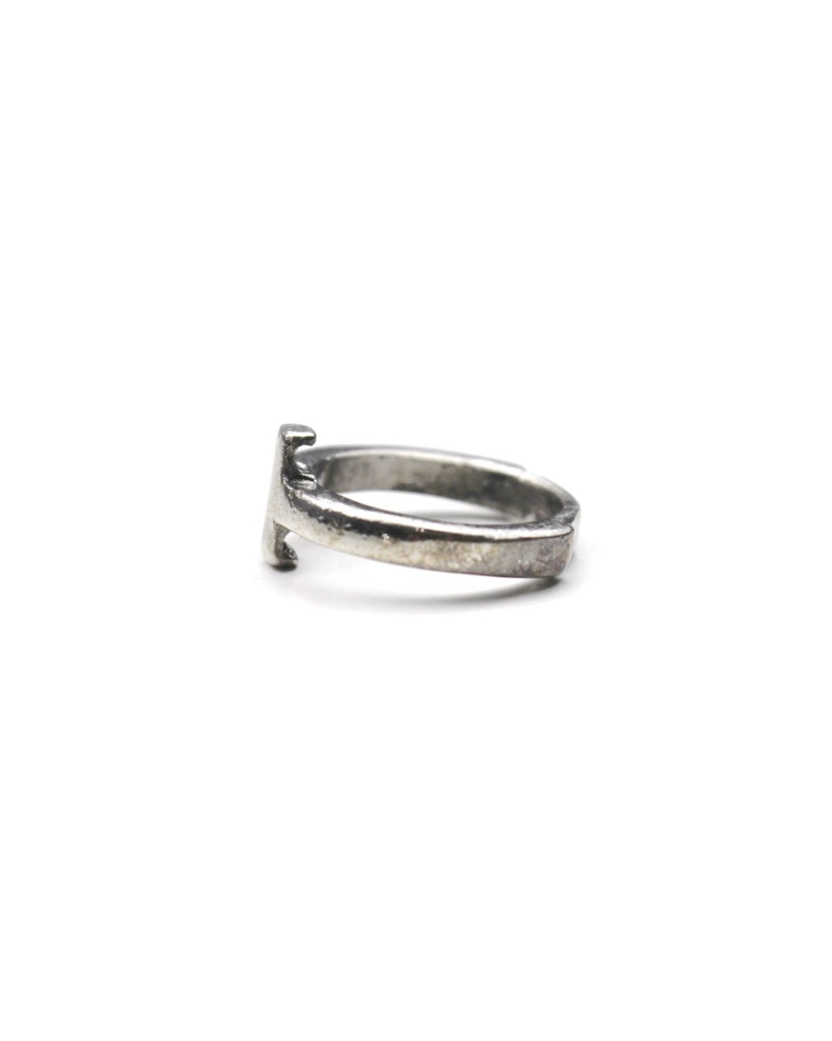 Japanese Brand 2000S JAPANESE MADE OXIDIZED CROSS STACKER RING Size ONE SIZE - 2 Thumbnail
