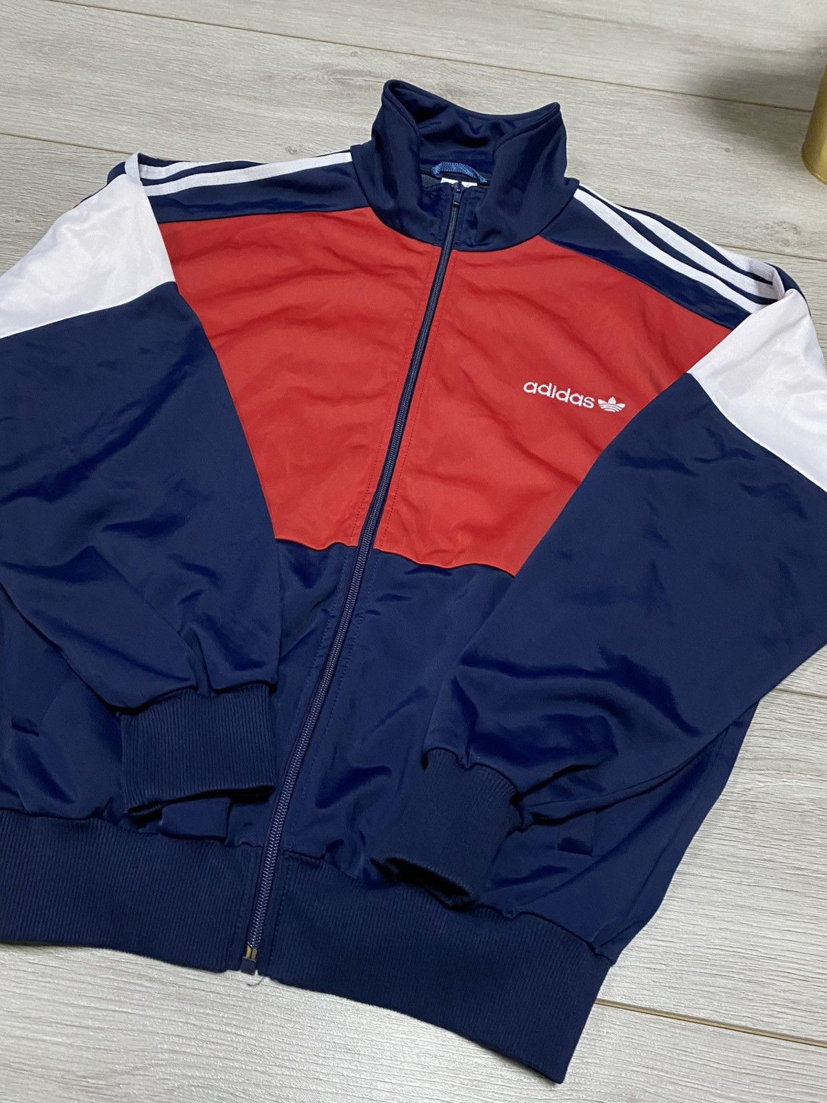 Adidas Adidas West Germany track jacket zip stripes Size US S / EU 44-46 / 1 - 4 Thumbnail