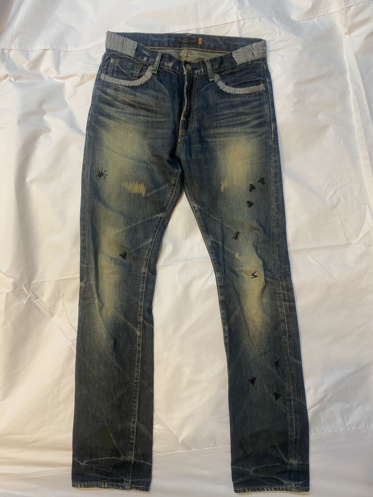 Undercover Undercover AW06 Bug Denim Size 2 Size US 31 - 1 Thumbnail