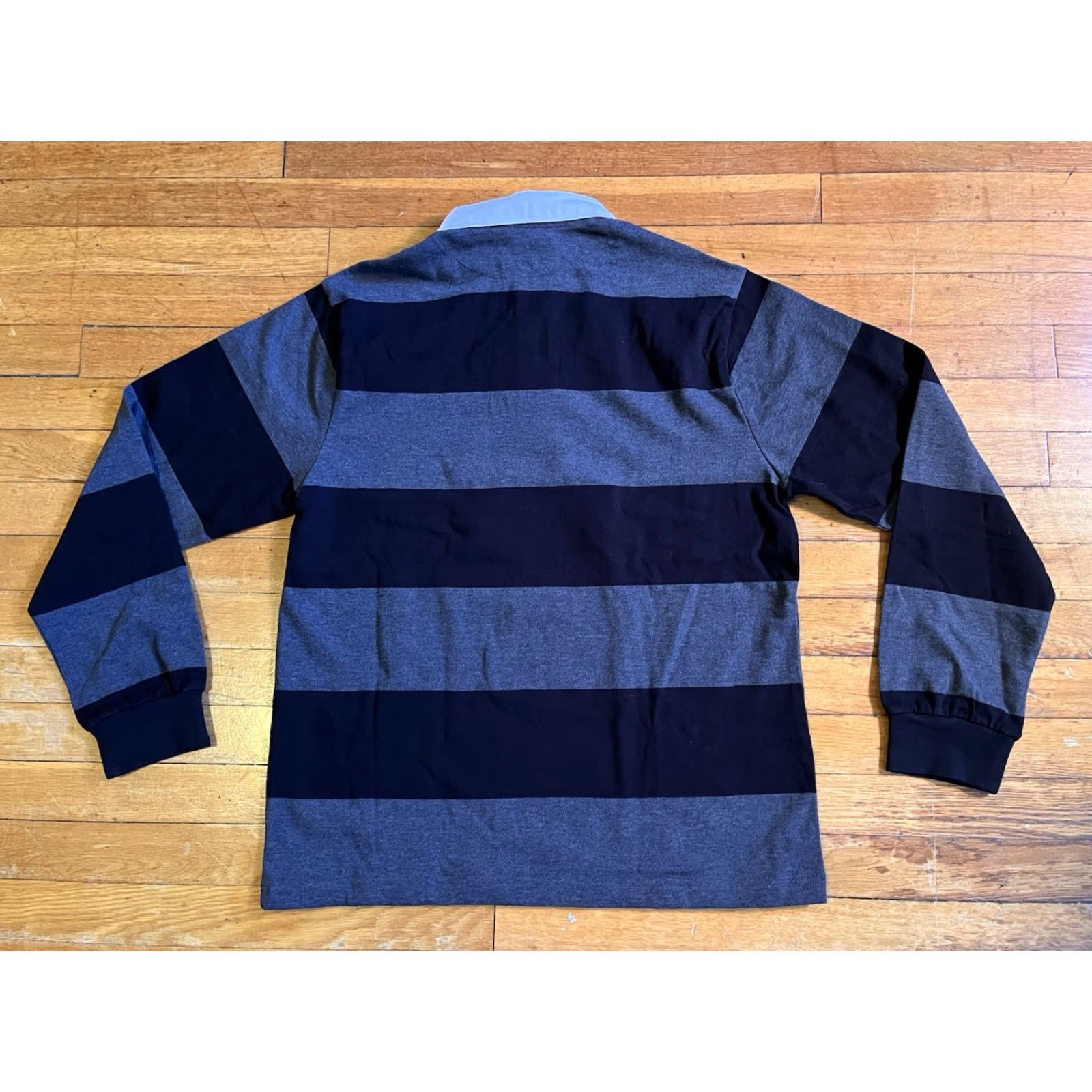 Express VINTAGE Jack Harlow American Express Long Sleeve Rugby Shirt Mens M Brooklyn Steel Size US M / EU 48-50 / 2 - 7 Thumbnail