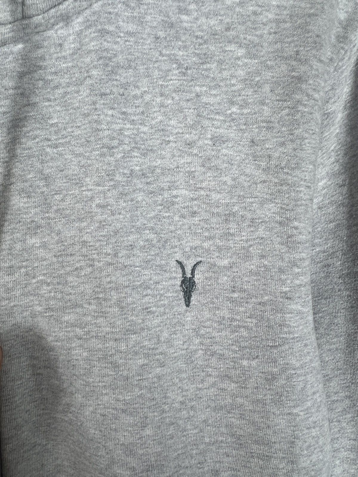 Allsaints Allsaints Basic Grey Zip Hoodie Heavy Cotton Size US M / EU 48-50 / 2 - 3 Thumbnail
