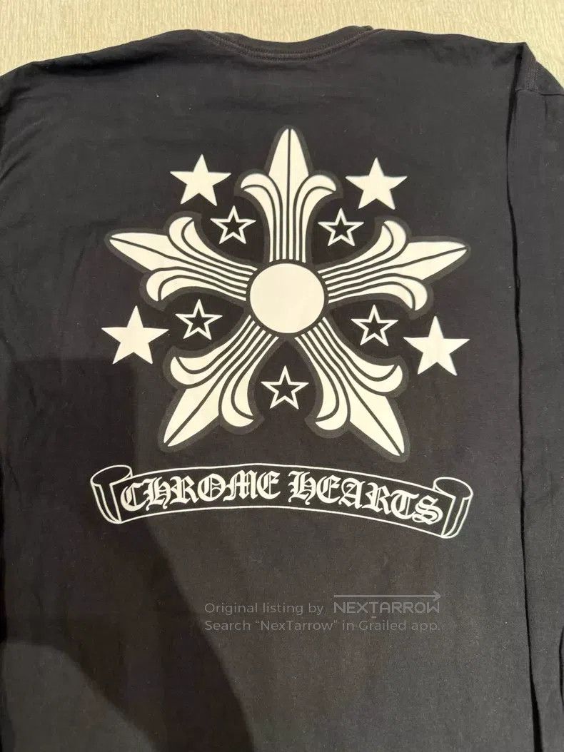 Chrome Hearts CHROME HEARTS Size 2XL Black Pentagram Scroll Long-Sleeved Size US XXL / EU 58 / 5 - 3 Thumbnail