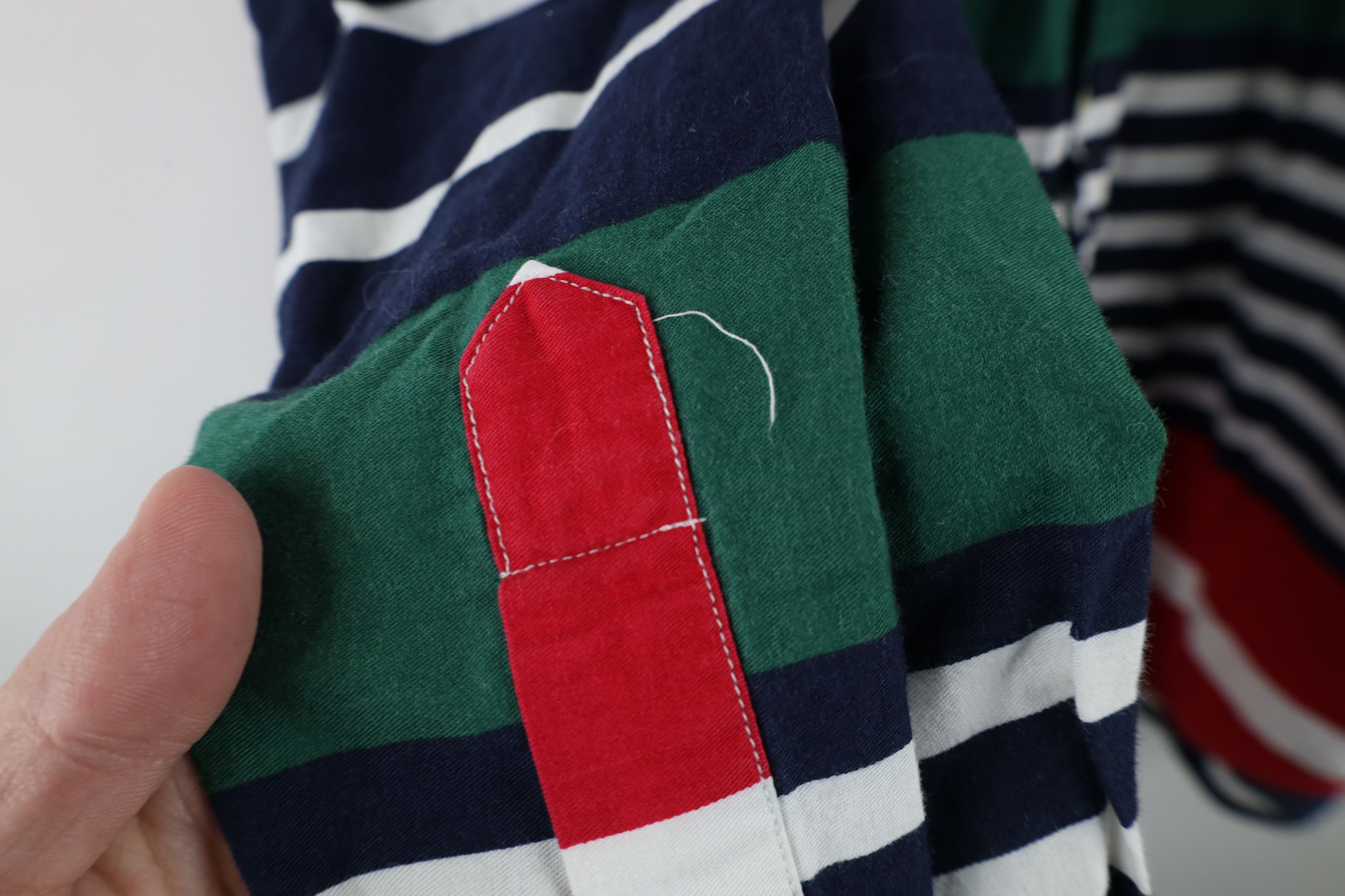 Nautica × Vintage Vintage 90s Nautica Block Collared Button Down Shirt Cotton Size US XL / EU 56 / 4 - 9 Thumbnail
