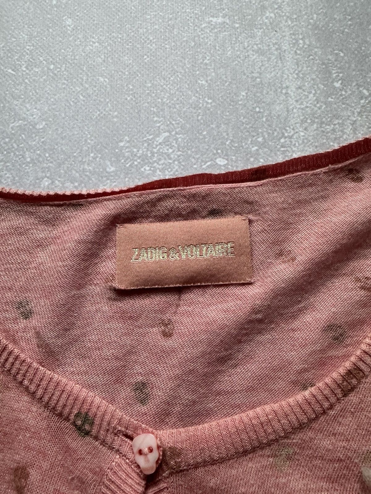 Designer × Zadig & Voltaire Sweater Cardigan Zadig&Voltaire Pink size M Size M / US 6-8 / IT 42-44 - 6 Thumbnail