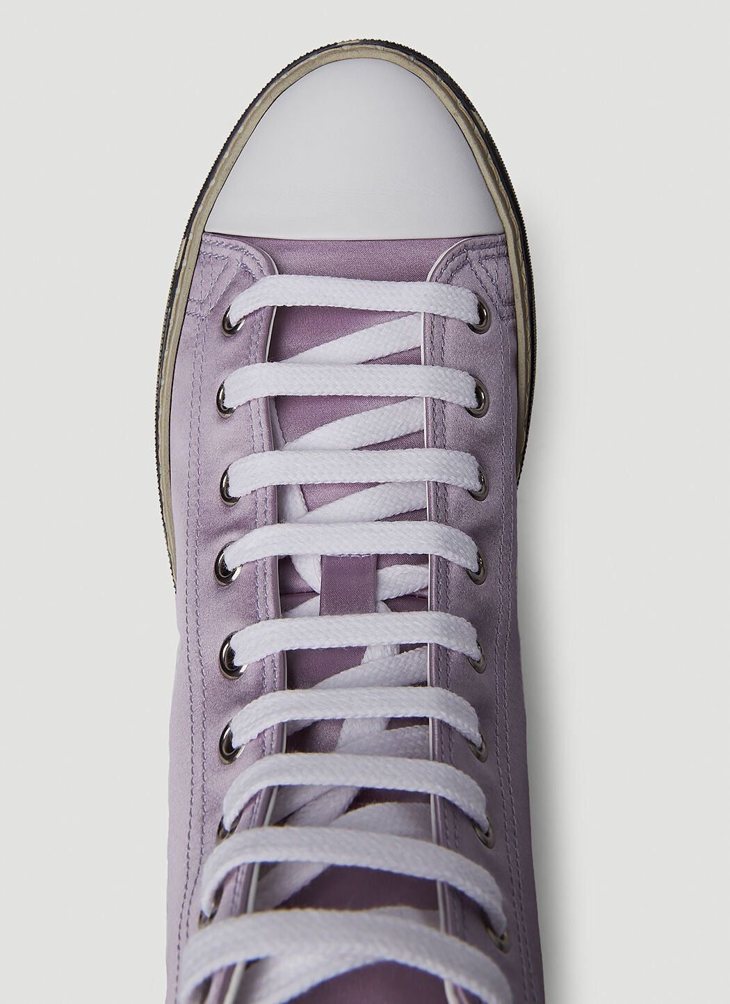Saint Laurent Paris o1y0126 Hi-Top Sneakers in Lilac/White Size US 5 / IT 35 - 3 Thumbnail