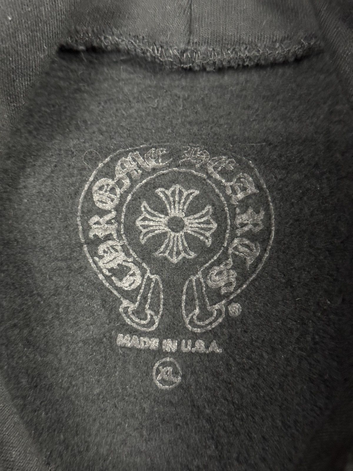 Chrome Hearts Chrome Hearts Silver Glitter Pullover Hoodie Size XL Size US XL / EU 56 / 4 - 6 Thumbnail