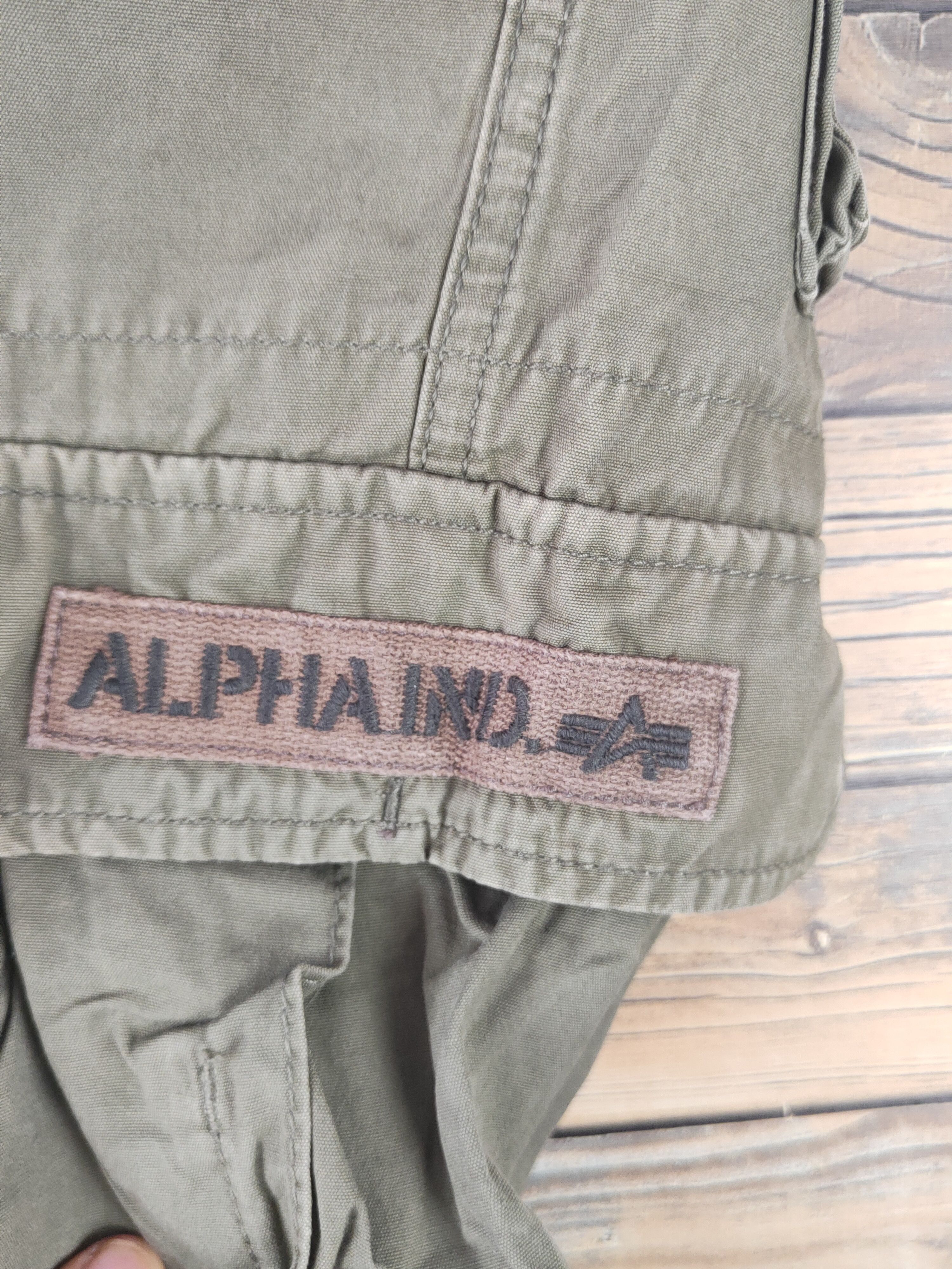 Alpha Industries DL Alpha Industries Olive Multipocket Cargo Pants #1865 Size US 28 / EU 44 - 5 Thumbnail