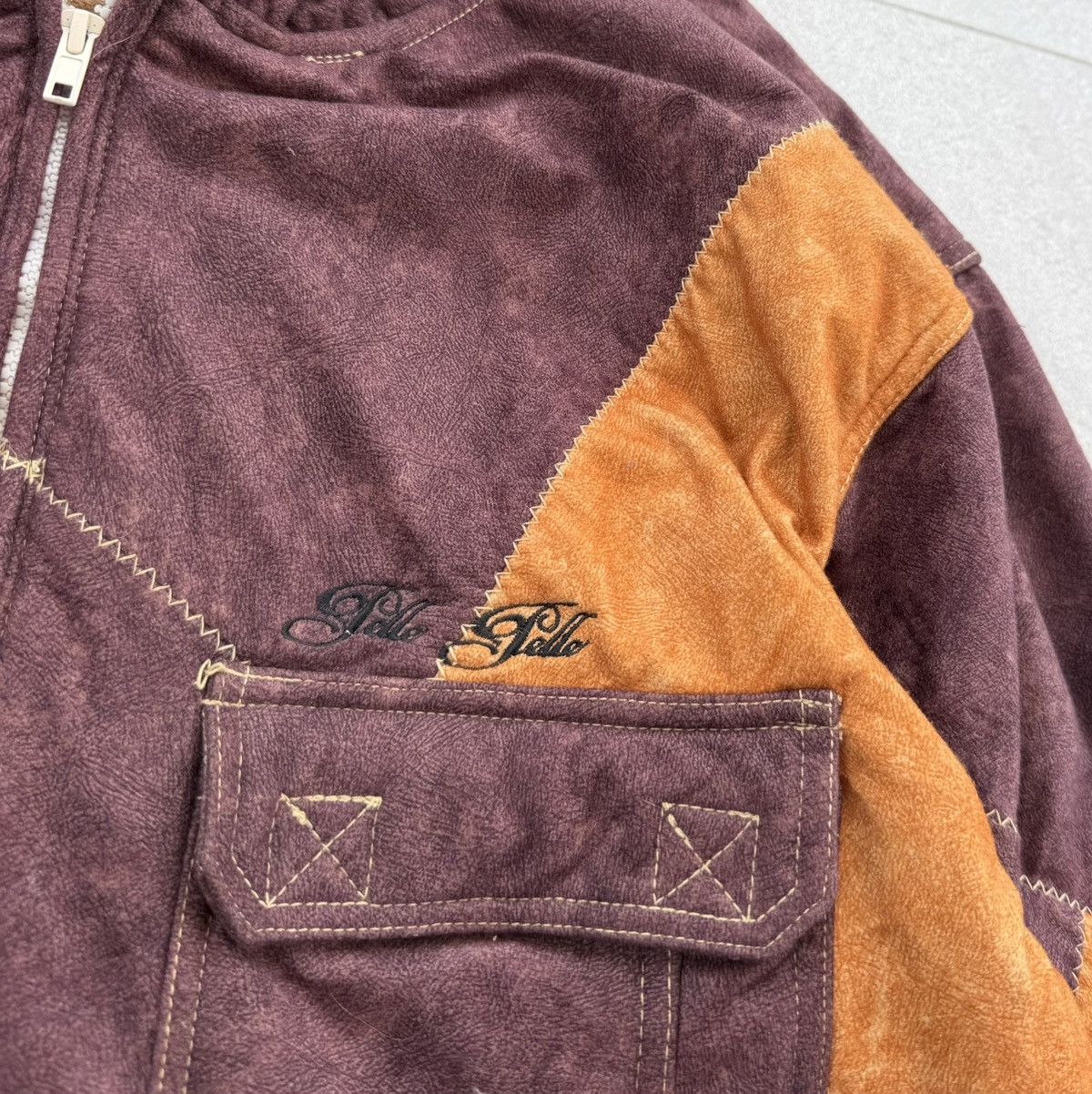 Pelle Pelle VTG Pelle Pelle Patchwork With A Y2K Baggy Fit/Cargo Pockets Size US XXL / EU 58 / 5 - 5 Thumbnail