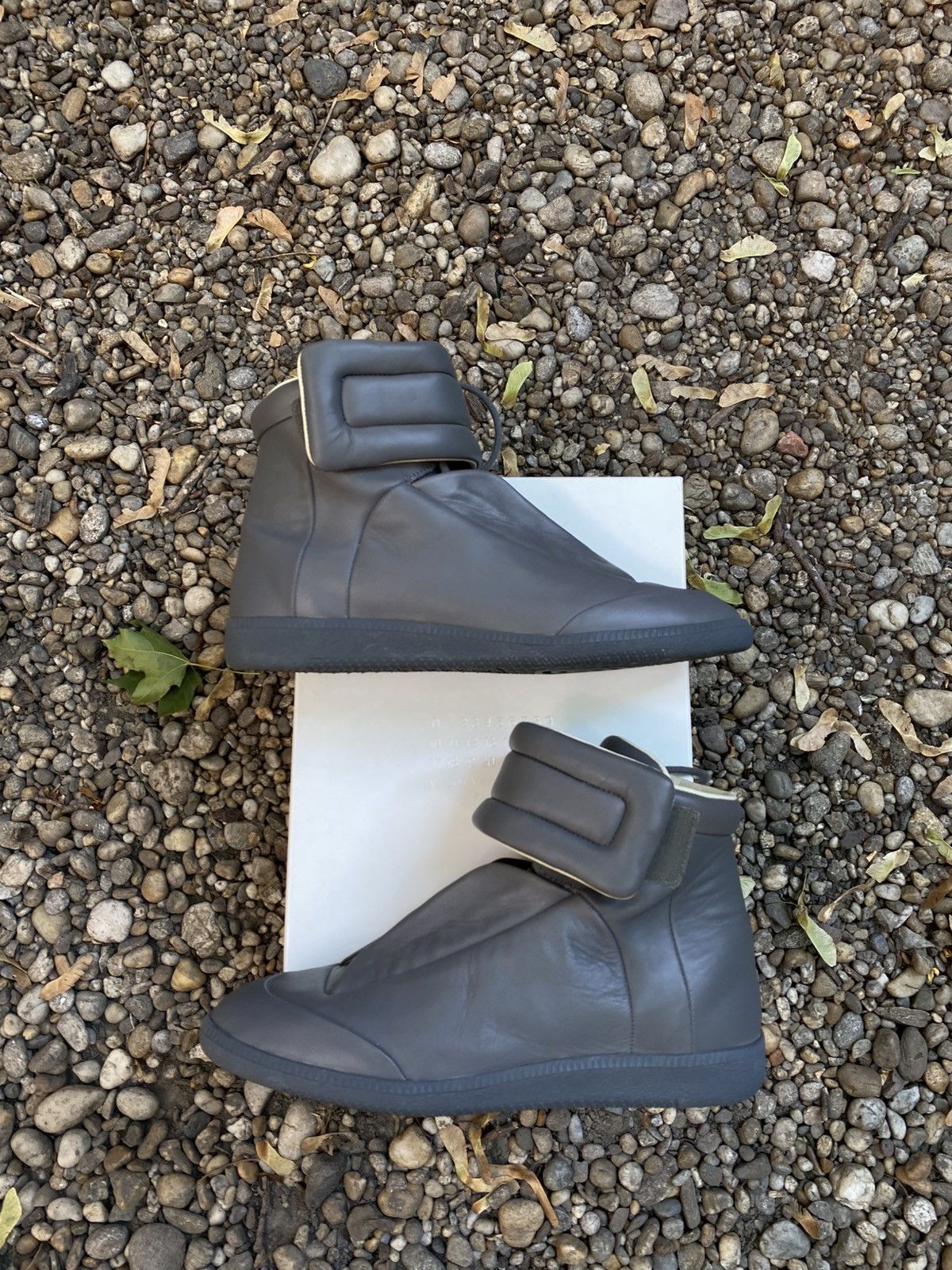 美品 martin margiela future high Future leather high trainers Maison Martin Margiela Black size 41