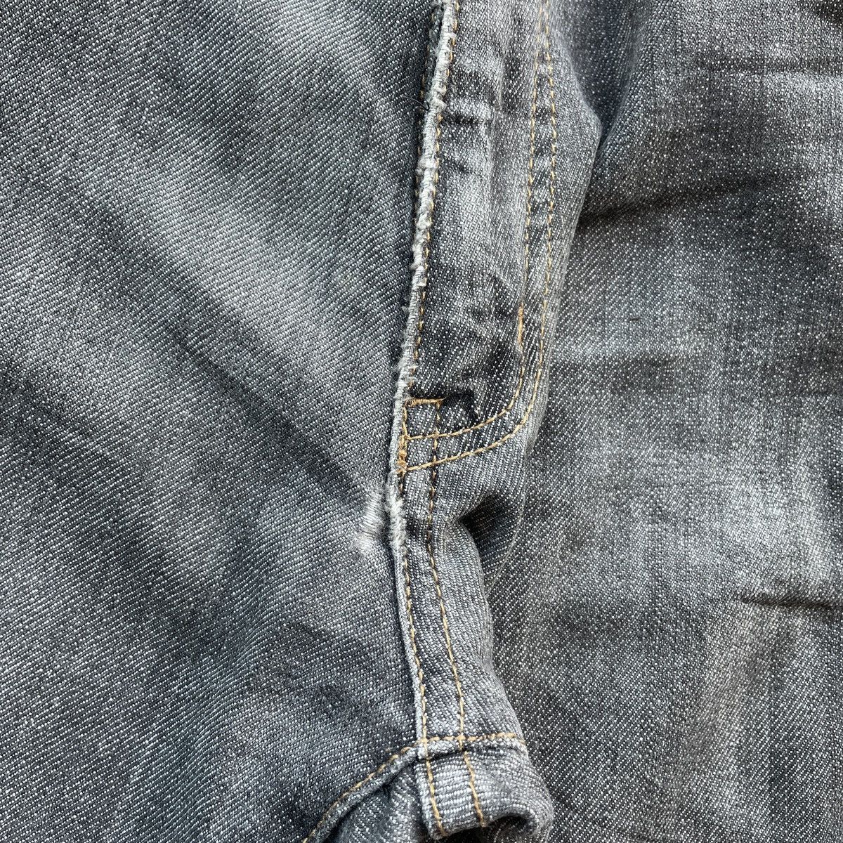 Hanes W31x30.5💥 Vintage Hanes Black Faded Denim Jeans Pants Size US 31 - 9 Thumbnail