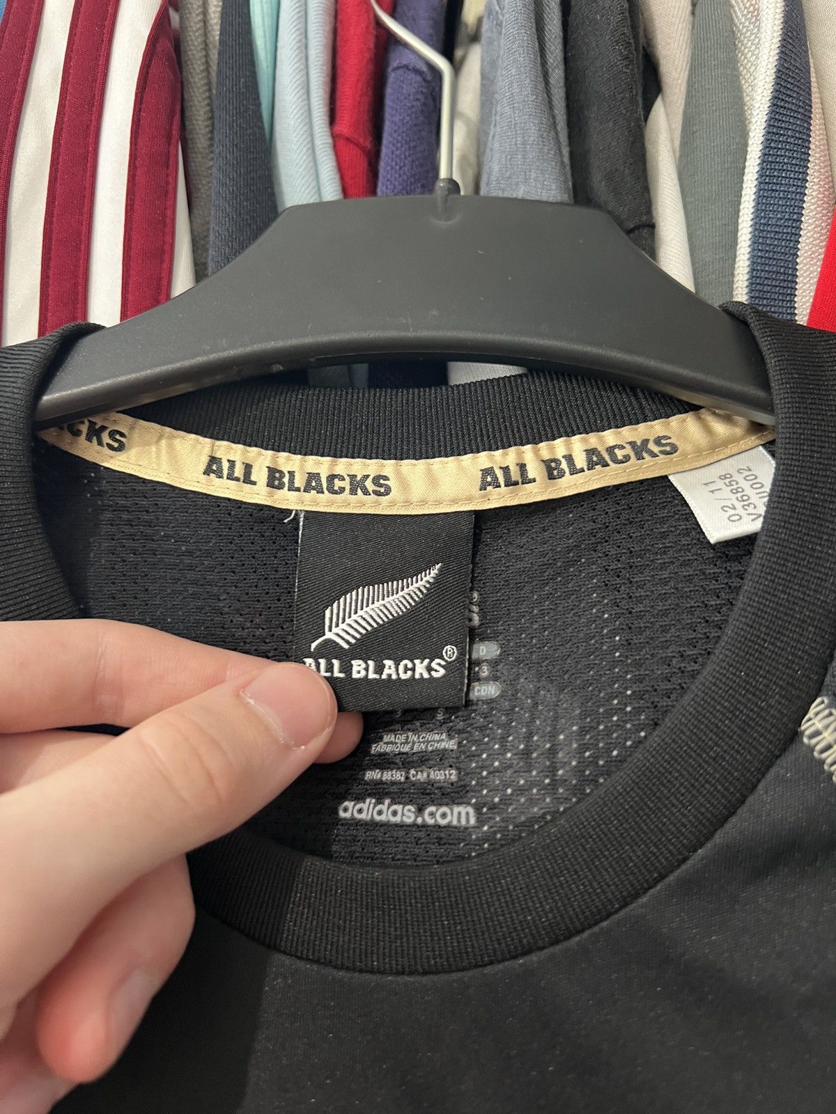 Adidas 2011/2012 ADIDAS NEW ZEALAND ALL BLACKS RUGBY TRAINING SHIRT Size US S / EU 44-46 / 1 - 6 Thumbnail