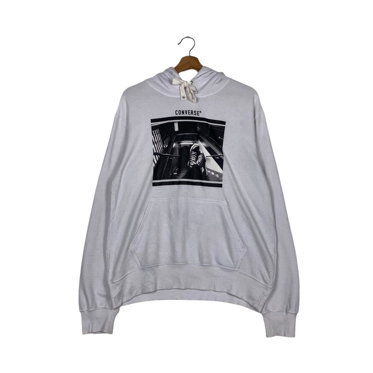 Converse CONVERSE Graphics Printed Pullover Hoodies #1431-C65 Size US L / EU 52-54 / 3 - 1 Thumbnail