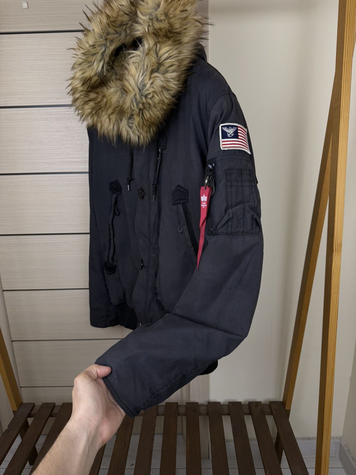 Alpha Industries Alpha Industries Bomber Jacket Polar Arctic Expeditions Y2K Size US XL / EU 56 / 4 - 2 Thumbnail