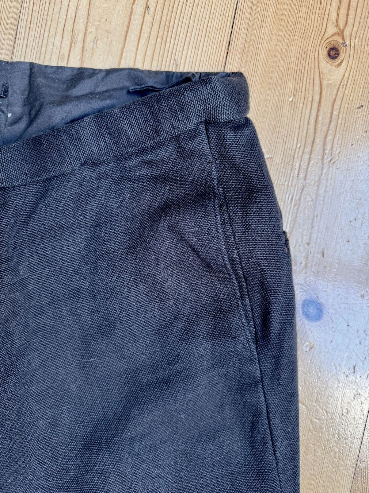 Devoa linen twisted pants