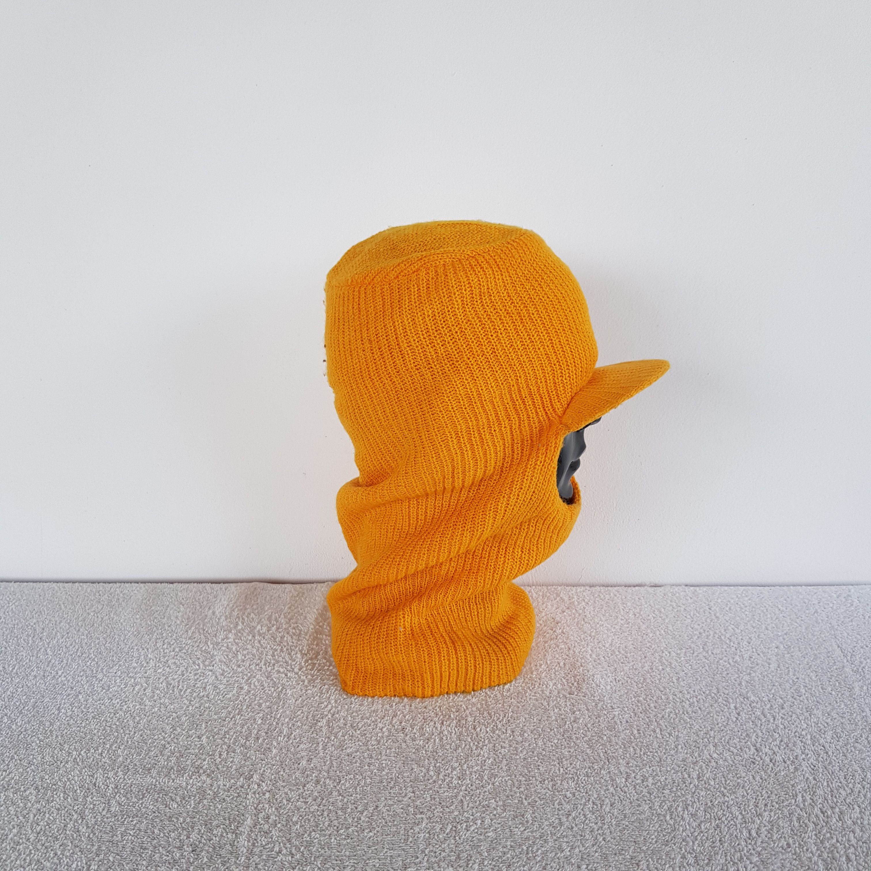 Japanese Brand Vintage Japanese Earflap Hats Knitted Crochet Beanie Size ONE SIZE - 4 Thumbnail