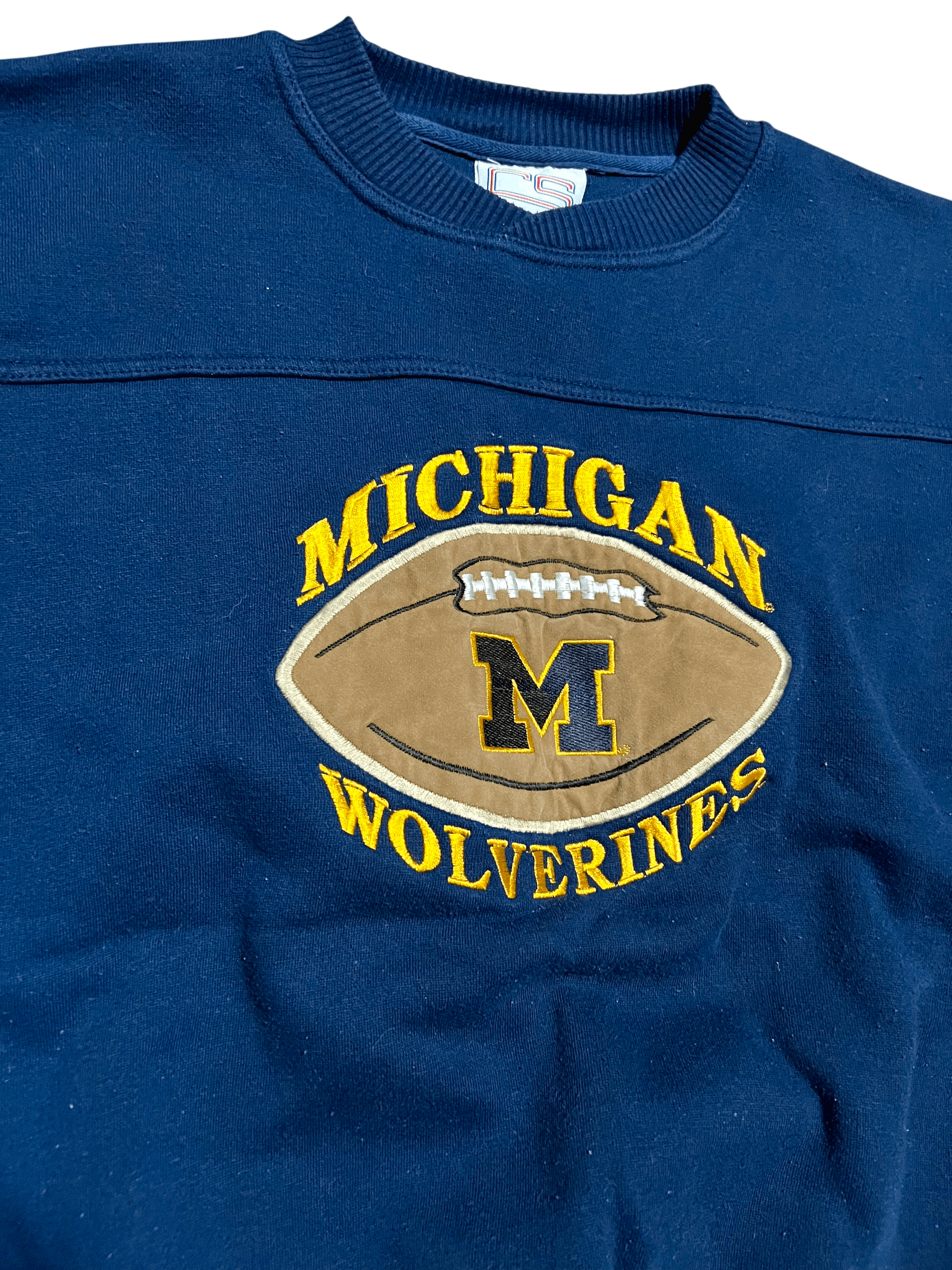 Other Michigan Wolverines Vintage 90s Crew Neck Sweatshirt Size US L / EU 52-54 / 3 - 2 Thumbnail