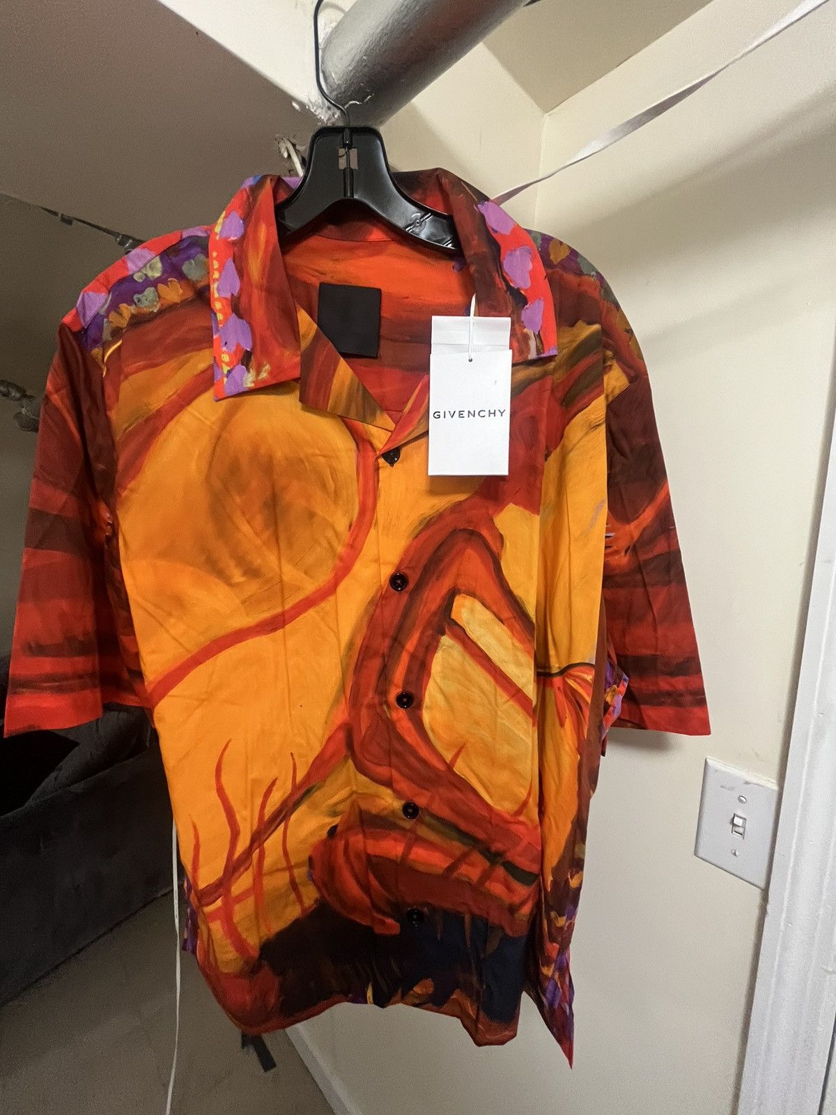 Givenchy Givenchy Devil Print Shirt Sz 41 Size US L / EU 52-54 / 3 - 5 Thumbnail