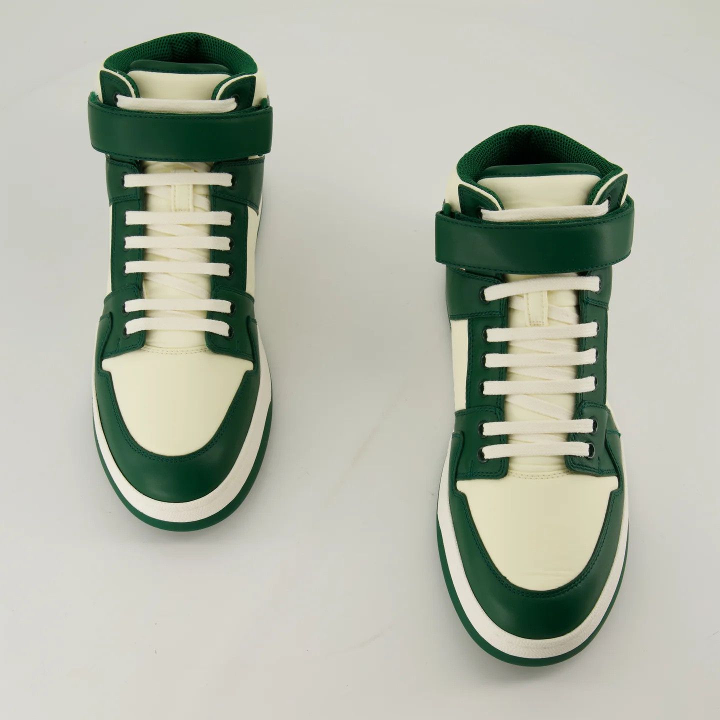 Saint Laurent Paris o1bcso1str1225 Lax 00 Sne Gr Ge Sneakers in Green/White Size US 8 / EU 41 - 4 Thumbnail