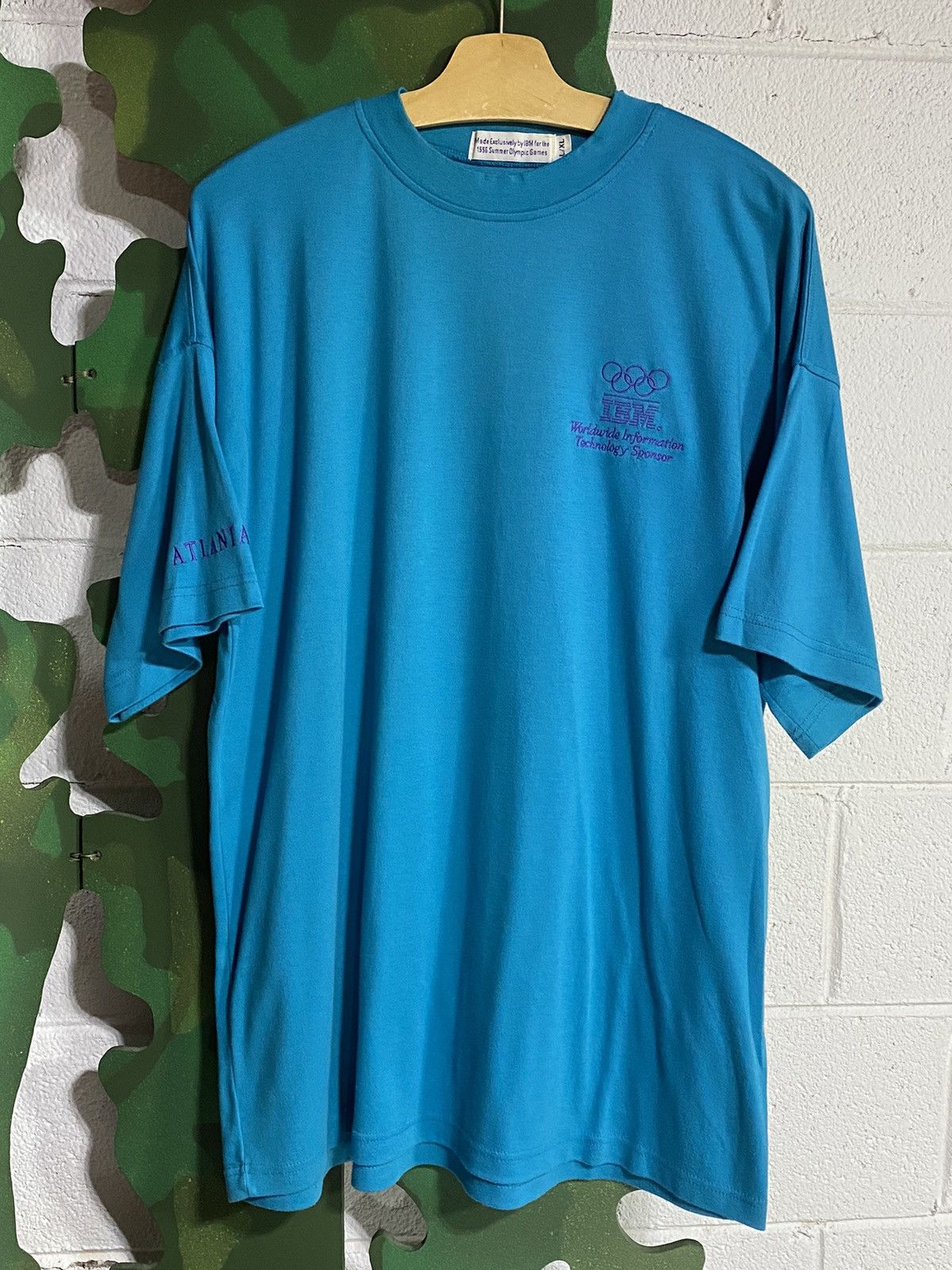 USA Olympics × Vintage Atlanta 96 Olympics IBM Sponsor T-shirt (Size XL ) Size US XL / EU 56 / 4 - 1 Thumbnail