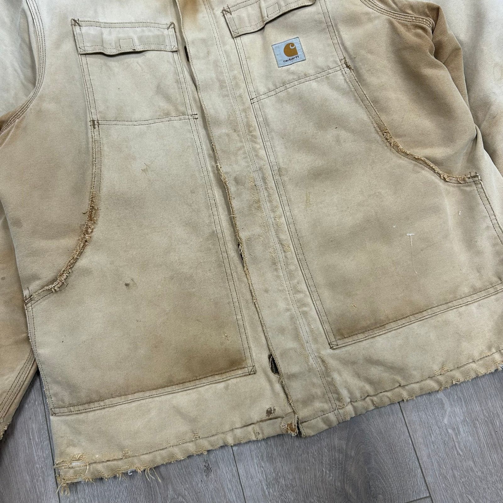 Carhartt Vintage Carhartt Quilt Lined Duck Canvas Chore Jacket XL Size US XL / EU 56 / 4 - 3 Thumbnail