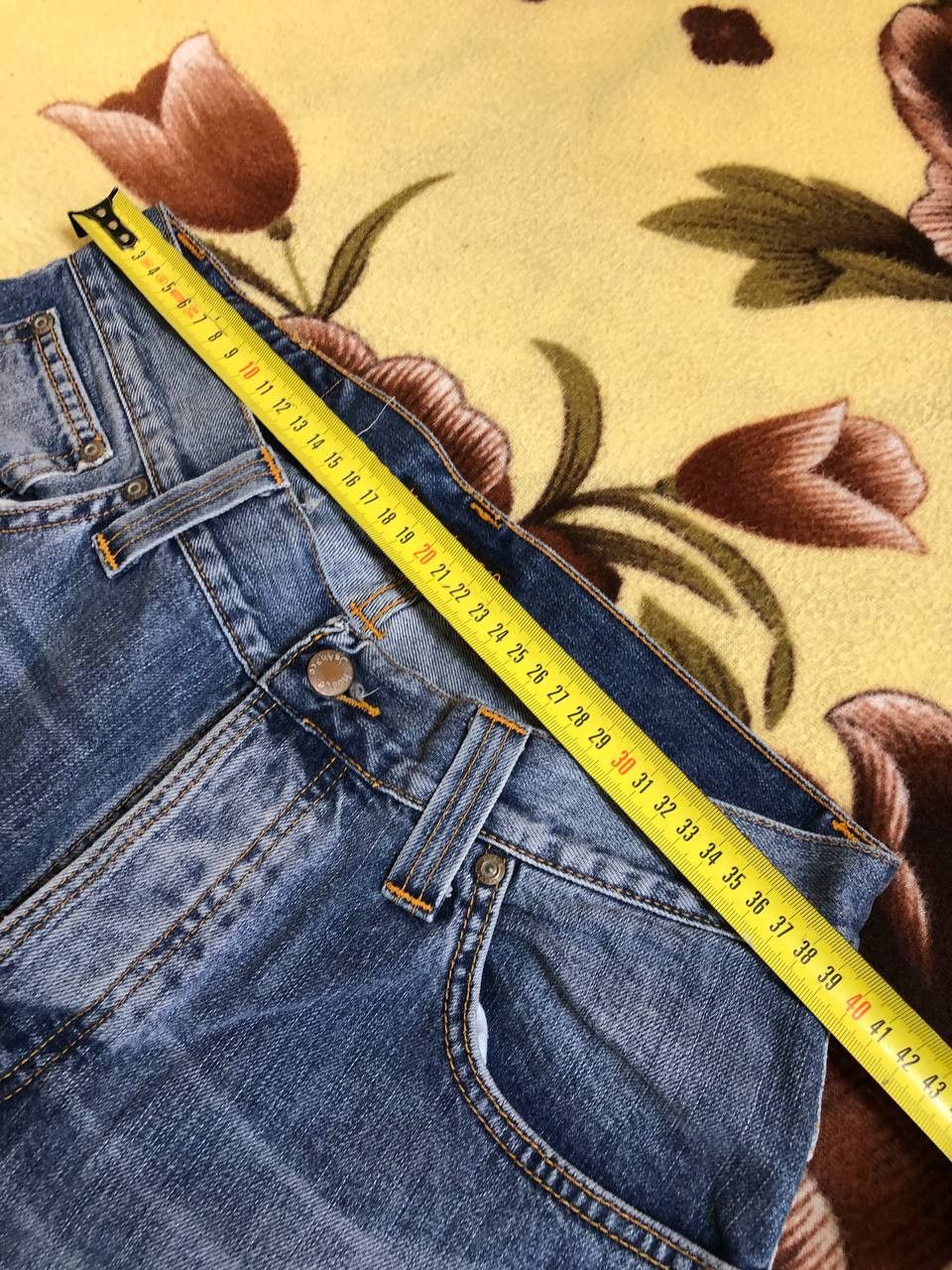 Nudie Jeans Nudie Jeans Men's Distressed Button Fly Dark Den Size US 31 - 11 Thumbnail