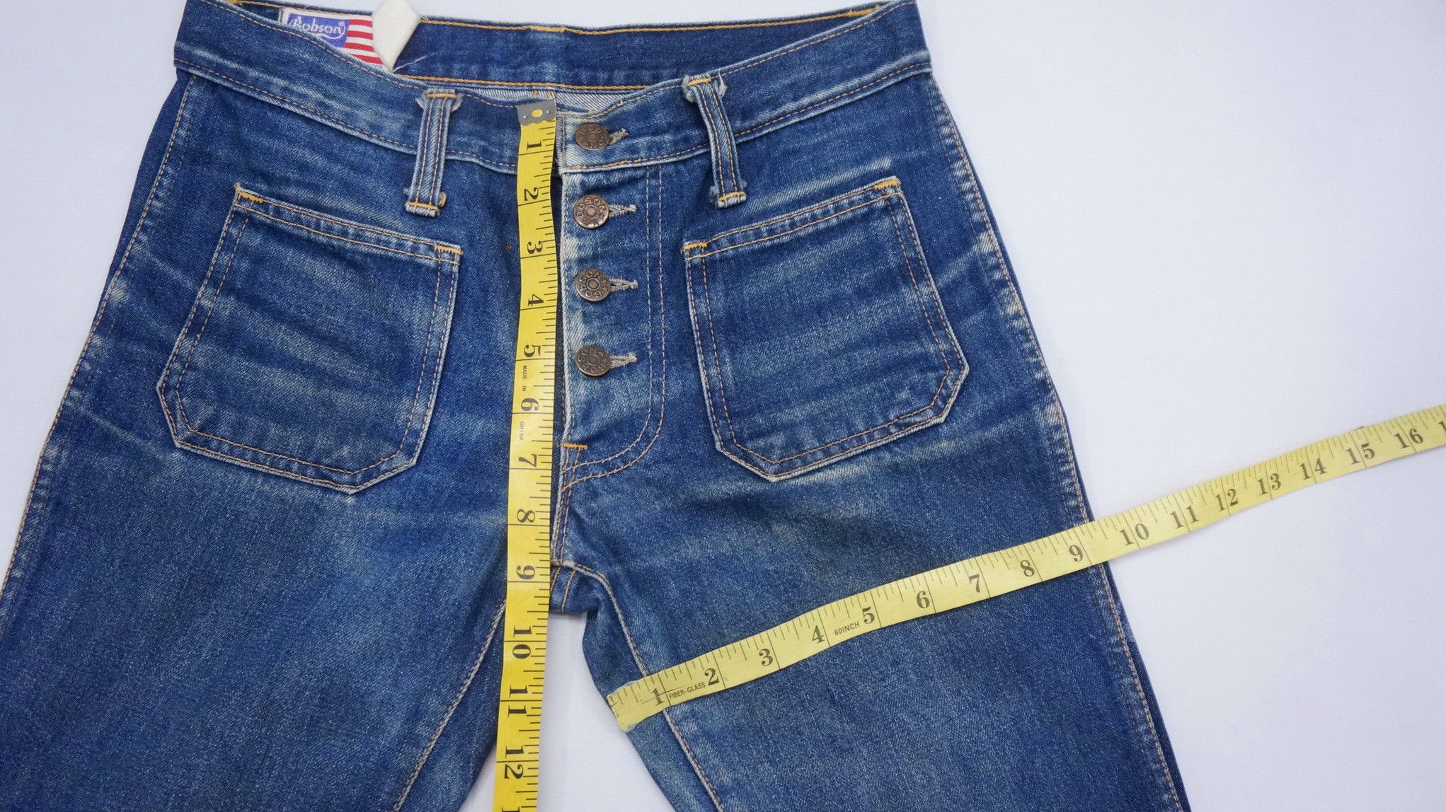 Hysteric Glamour BOBSON Vintage Flare Bush Buttonfly Jeans Size US 28 / EU 44 - 9 Thumbnail