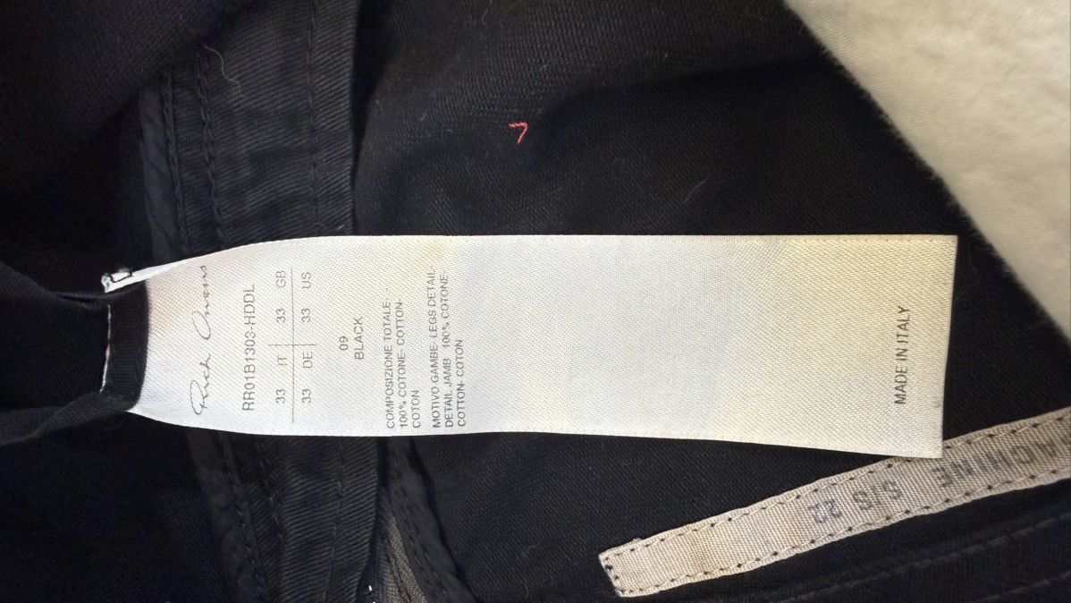 Rick Owens Drkshdw Rick owens Drkshdw bolan zip pants Size US 33 - 4 Thumbnail