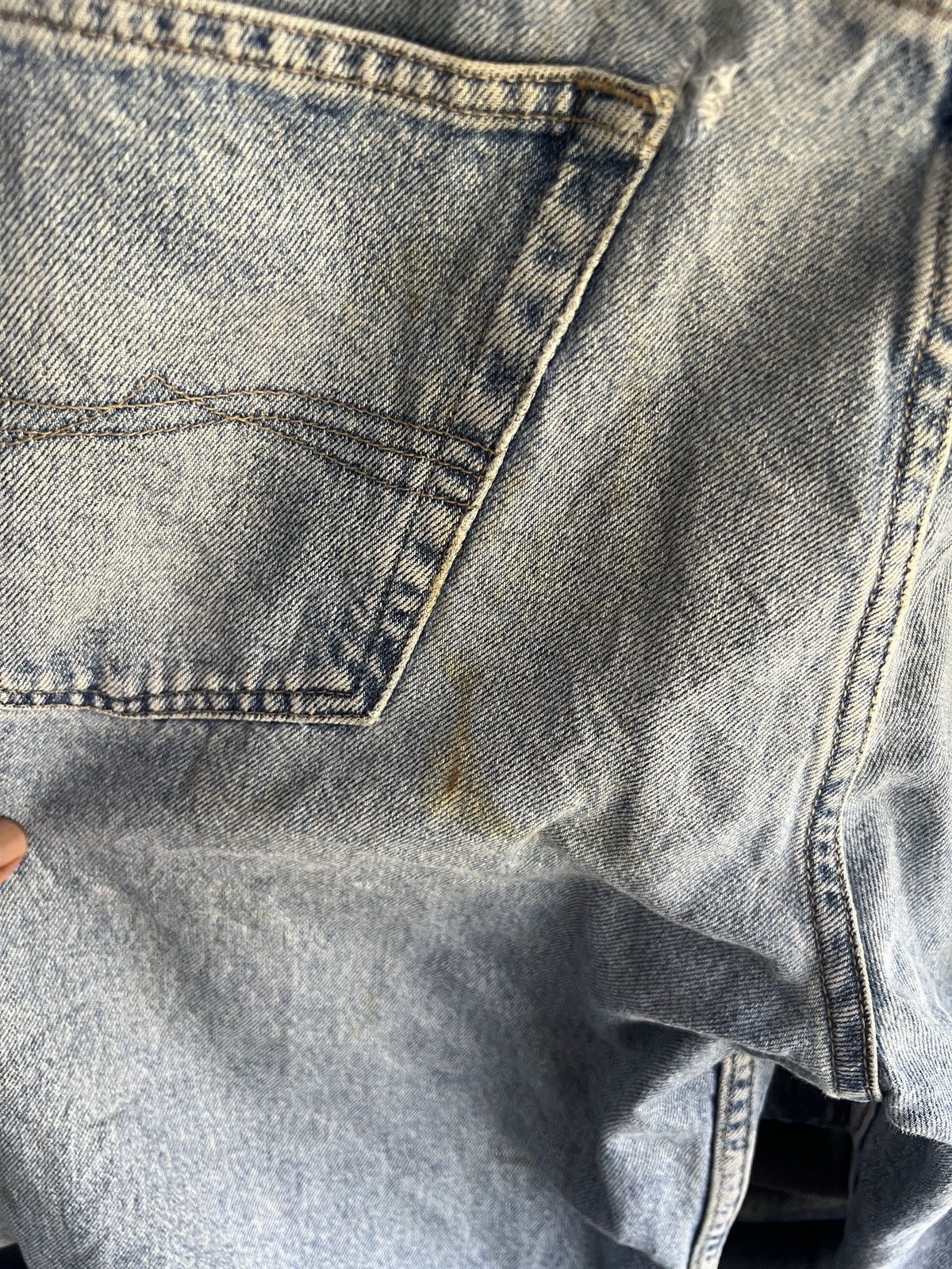 Bugle Boy 🔥Vintage Bugle Boy Cropped Denim Size US 35 - 12 Thumbnail