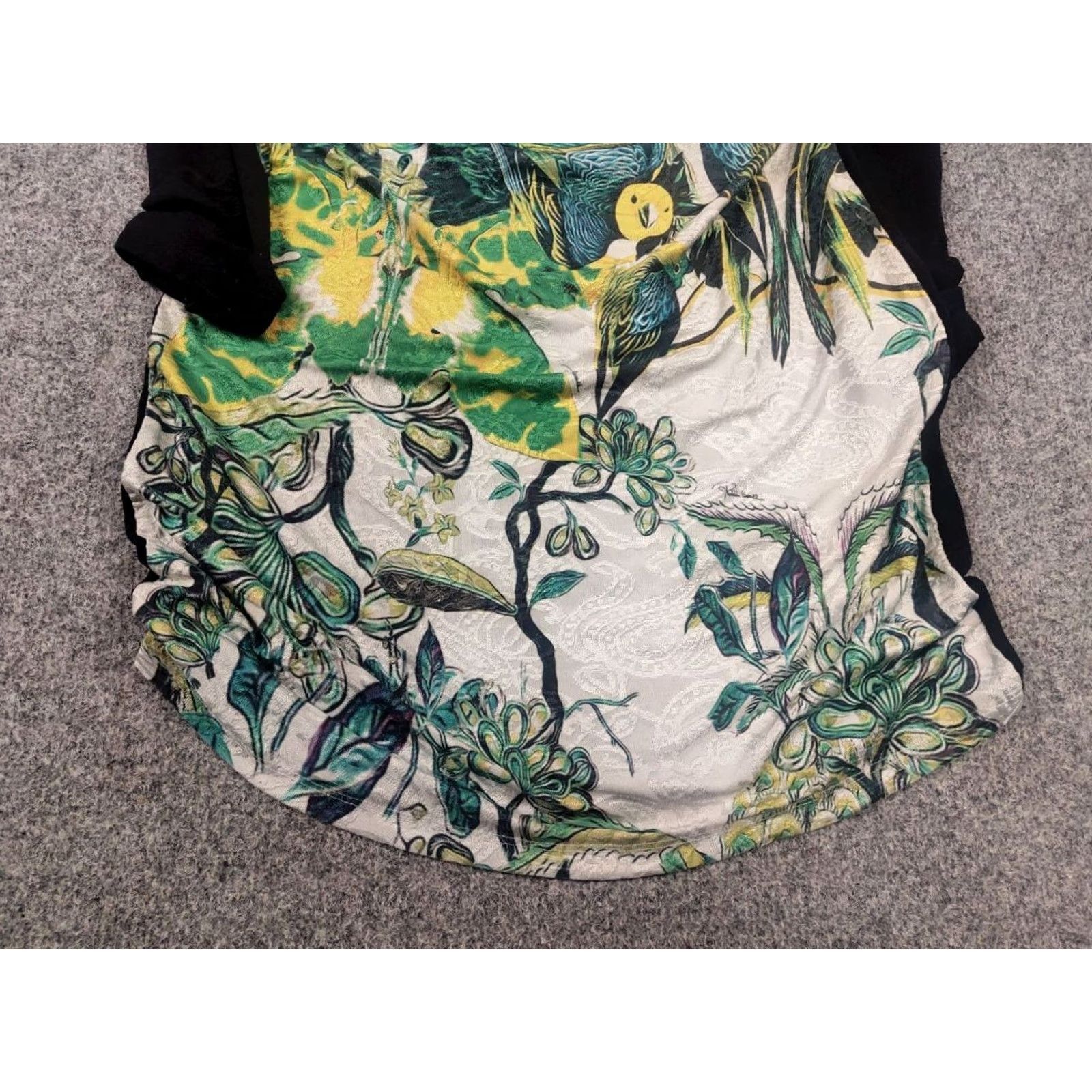 Roberto Cavalli VINTAGE Roberto Cavalli Fitted Midi Dress In Green Logo Long sleeve XL Green Logo 90s Party Cocktail Womens Dress Size XL / US 12-14 / IT 48-50 - 6 Thumbnail
