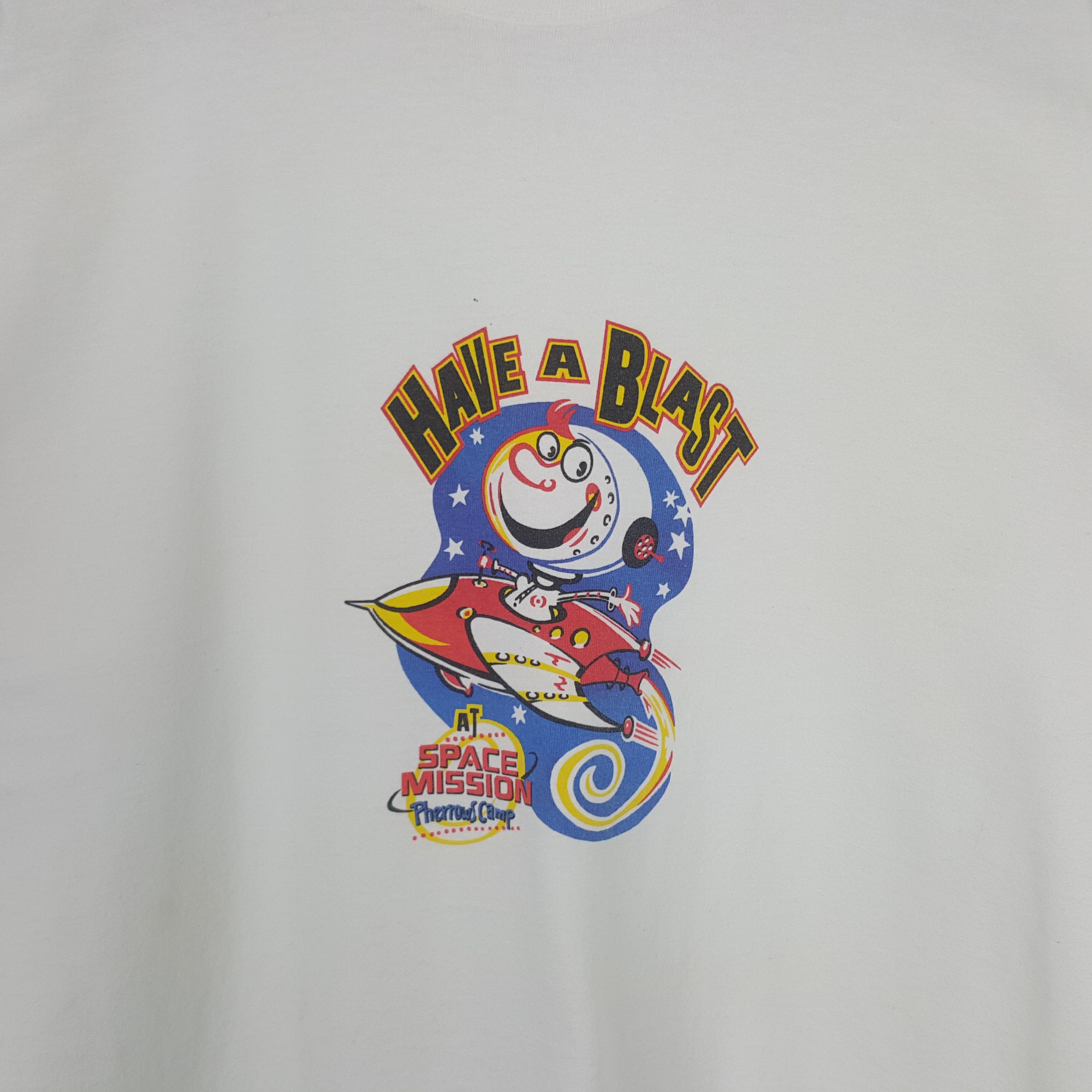 Cartoon Network Vintage Space Mision Pherrows Camp Cartoon Tshirt RR2 Size US L / EU 52-54 / 3 - 2 Thumbnail