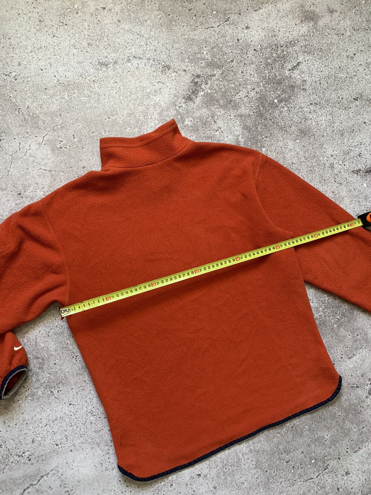 Nike × Vintage 🔥00’s Nike Retro Fleece Boxy Sweatshirt Y2K Ninja Jacket Size US S / EU 44-46 / 1 - 8 Thumbnail