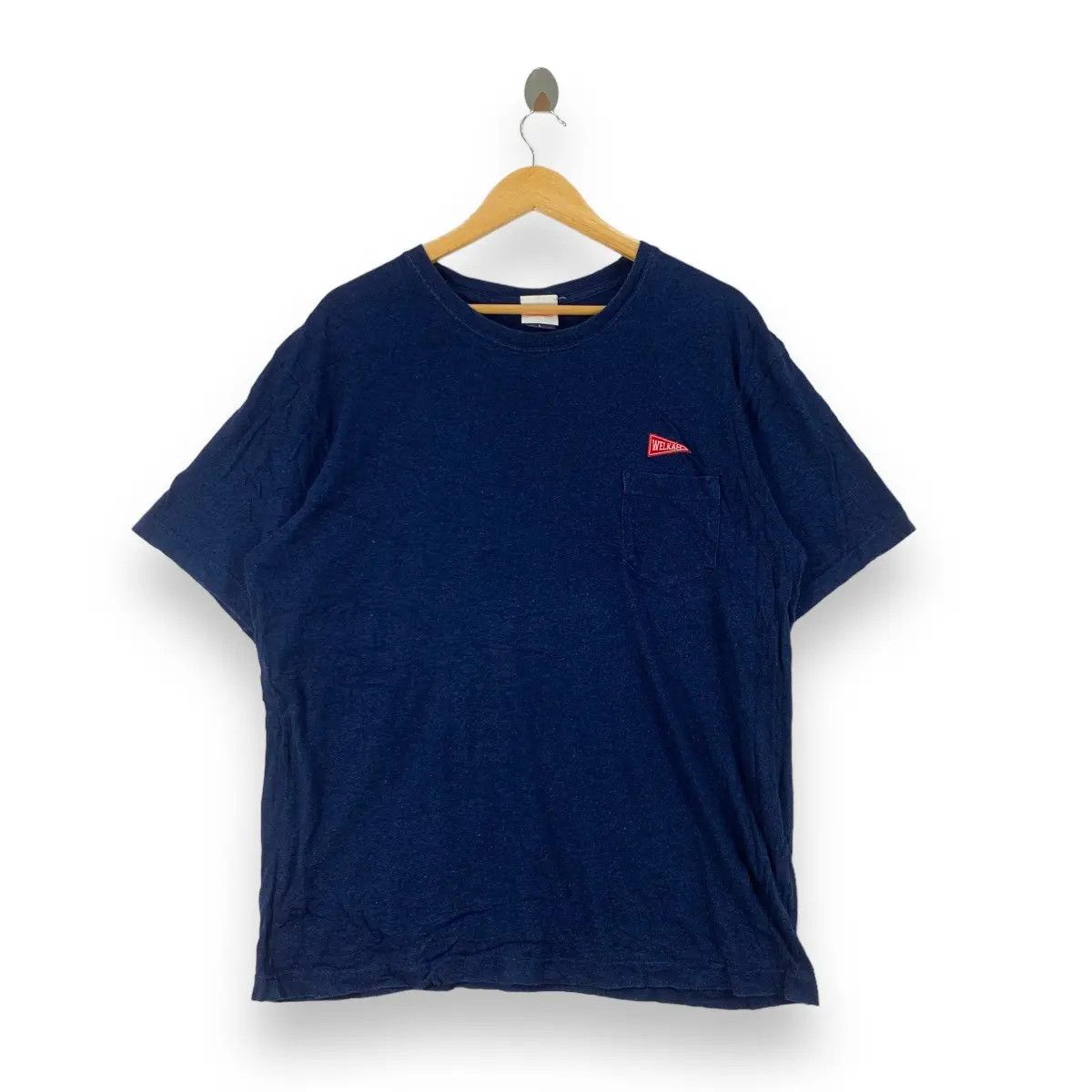Vintage WELKAM JAPAN SKATEBOARD Natural Dye Baggy Tee Shirt Size US L / EU 52-54 / 3 - 1 Thumbnail