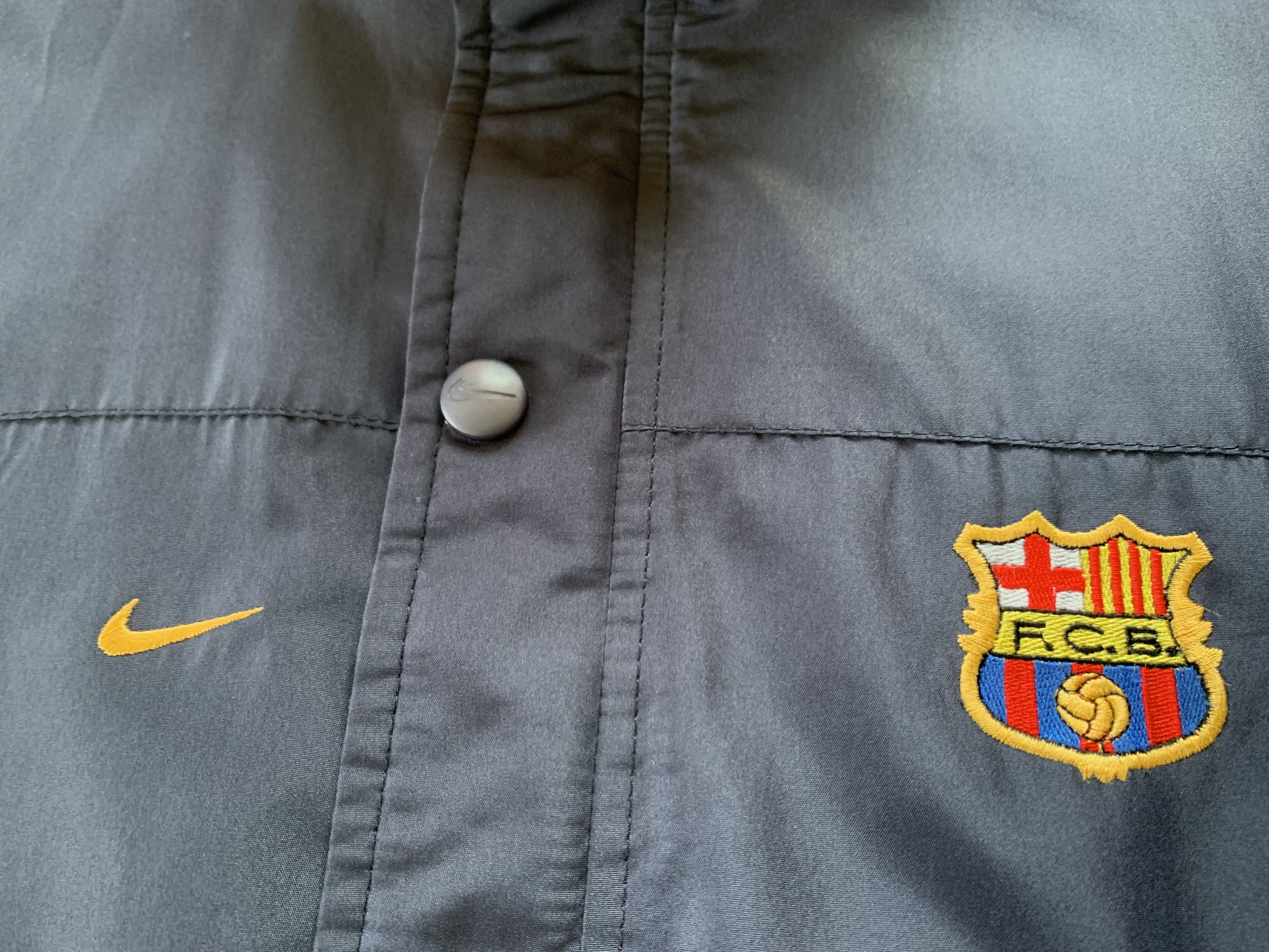 Nike × Vintage Vintage Nike FC Barcelona Light Jacket Size US M / EU 48-50 / 2 - 6 Thumbnail