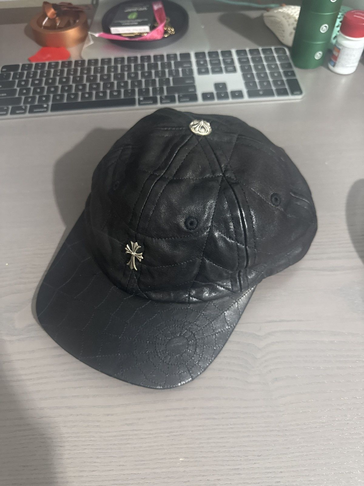 Chrome Hearts chrome hearts leather spider web hat Size ONE SIZE - 1 Thumbnail