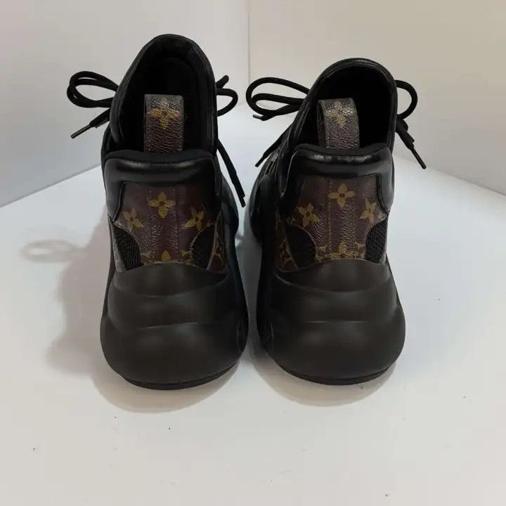 Louis Vuitton Louis Vuitton Archlight Black Sneakers for Women -2508 Size US 8.5 / IT 38.5 - 3 Thumbnail