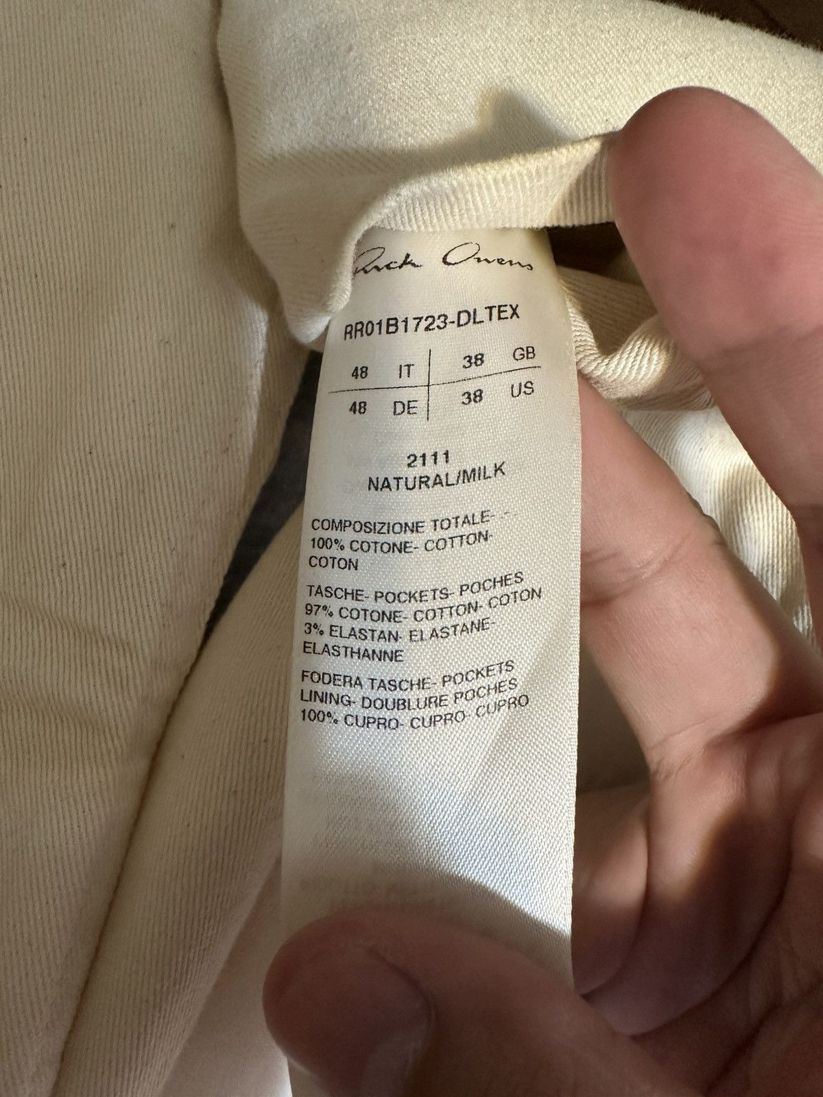Rick Owens Rick Owe s Lido Blazer Size 38S - 3 Thumbnail