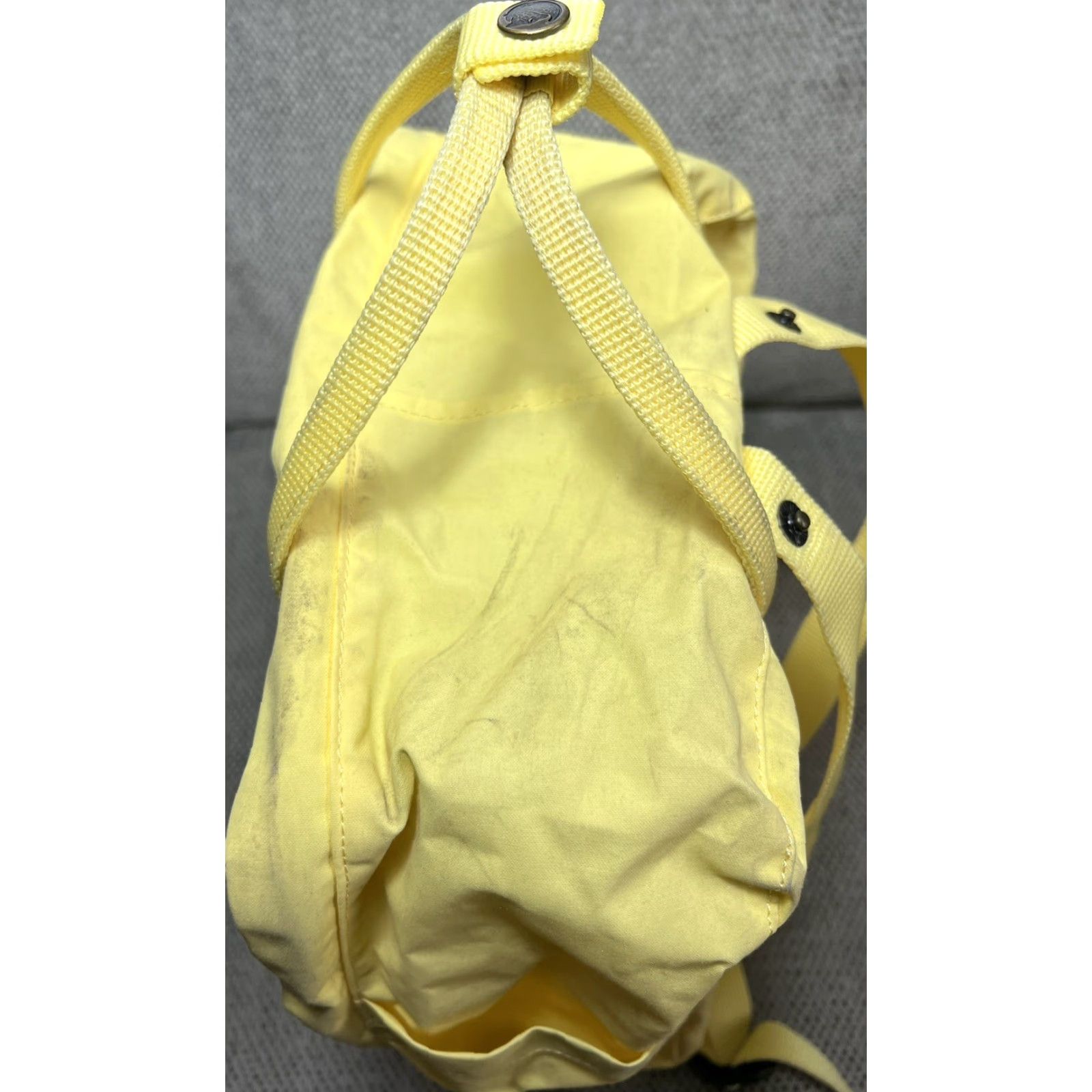 Vintage Fjällräven Kanken Backpack Yellow Waxed Canvas Day Travel Bag School Casual Unisex Adults One Size Backpack Size ONE SIZE - 5 Thumbnail