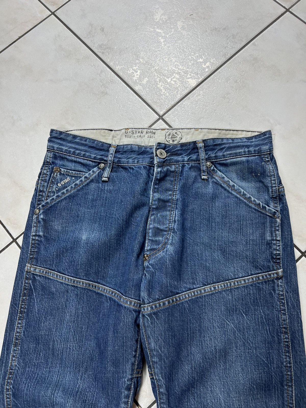 G-Star Vintage G-Star Raw y2k denim buckle back jeans elwood narrow Size US 32 / EU 48 - 3 Thumbnail