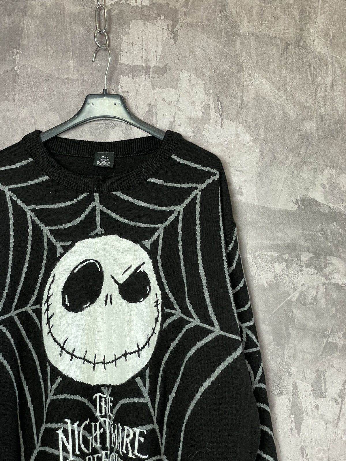 Disney The nightmare before Christmas vintage goth emo y2k sweater Size US L / EU 52-54 / 3 - 3 Thumbnail