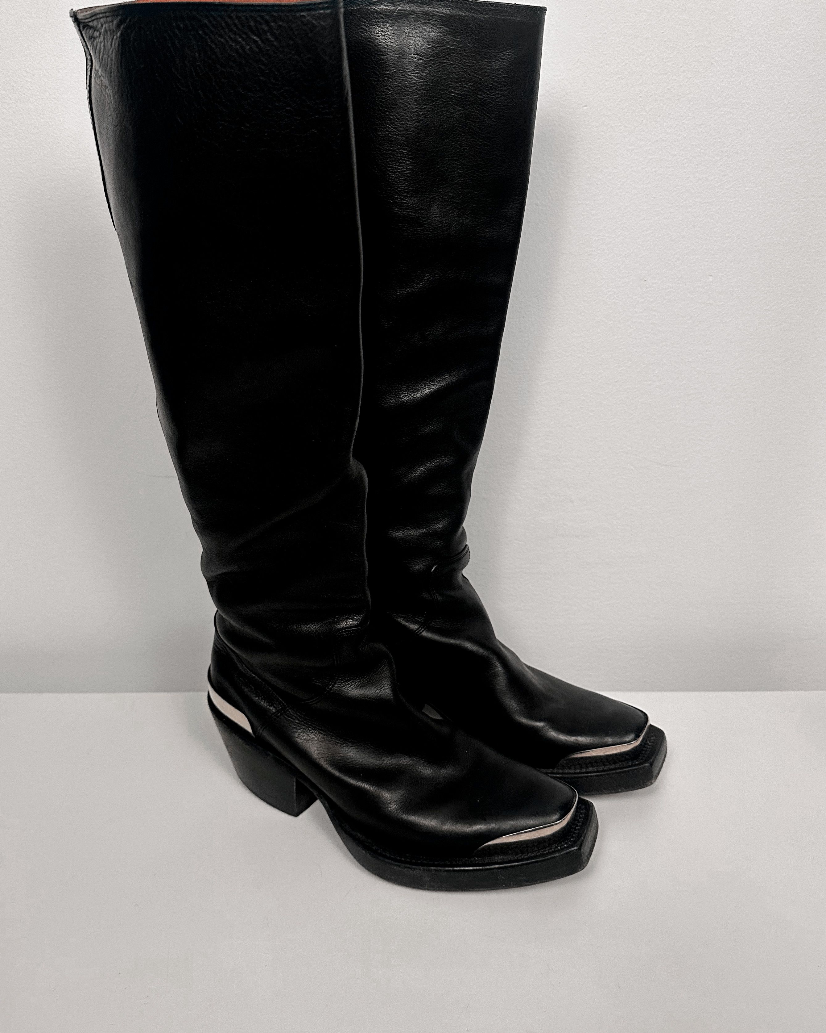 Vetements Vetements Metal Toe Cap Western Cowboy Boots Size US 5 / EU 37 - 1 Thumbnail