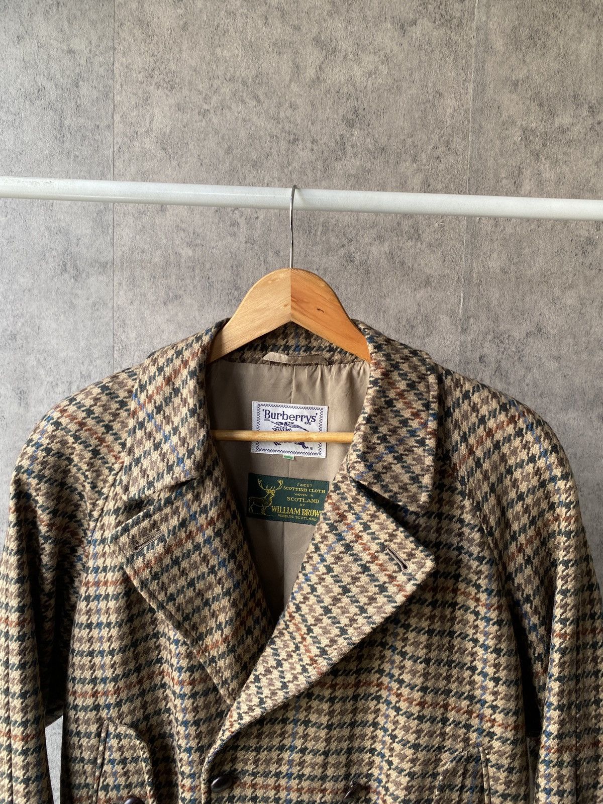 Burberry Prorsum Vintage 90s Burberrys X William Brown Scotland Wool Jacket Size US M / EU 48-50 / 2 - 3 Thumbnail